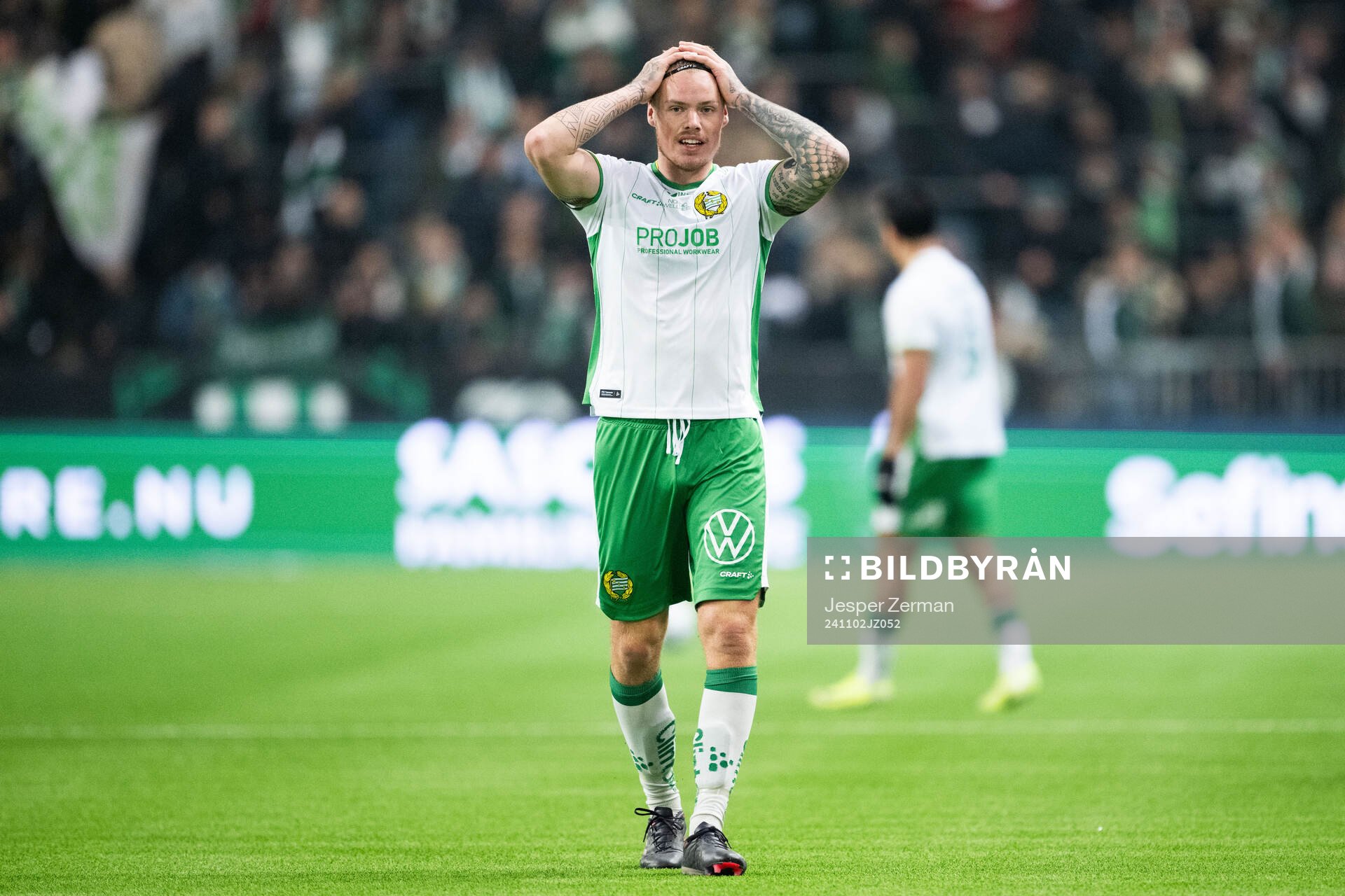 Hammarbys Victor Eriksson deppar