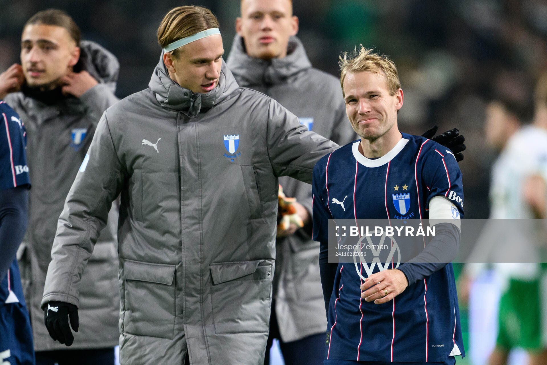 Malmö FFs Erik Botheim och Oscar Lewicki