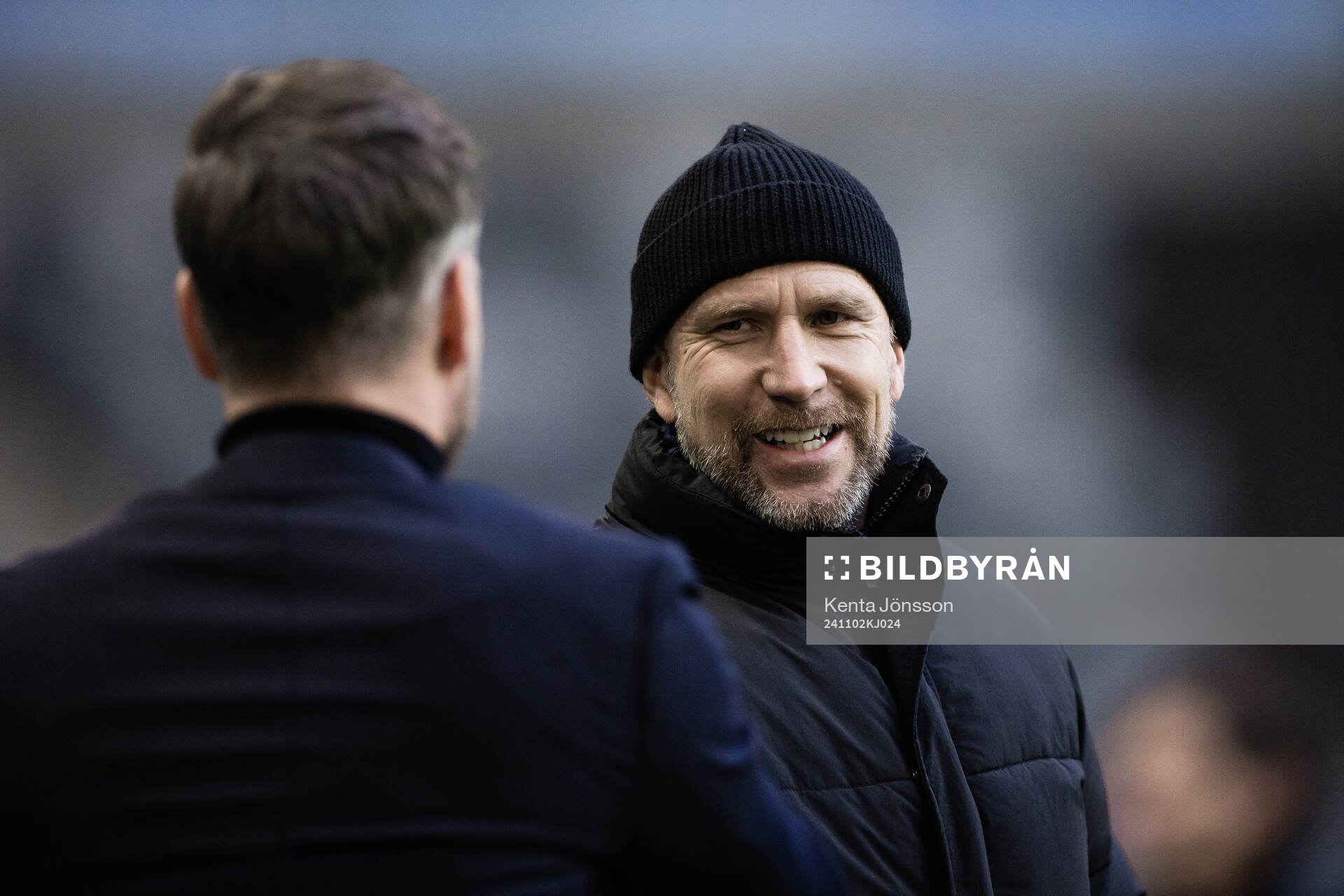 Hammarbys tränare Kim Hellberg och Malmö FFs tränare