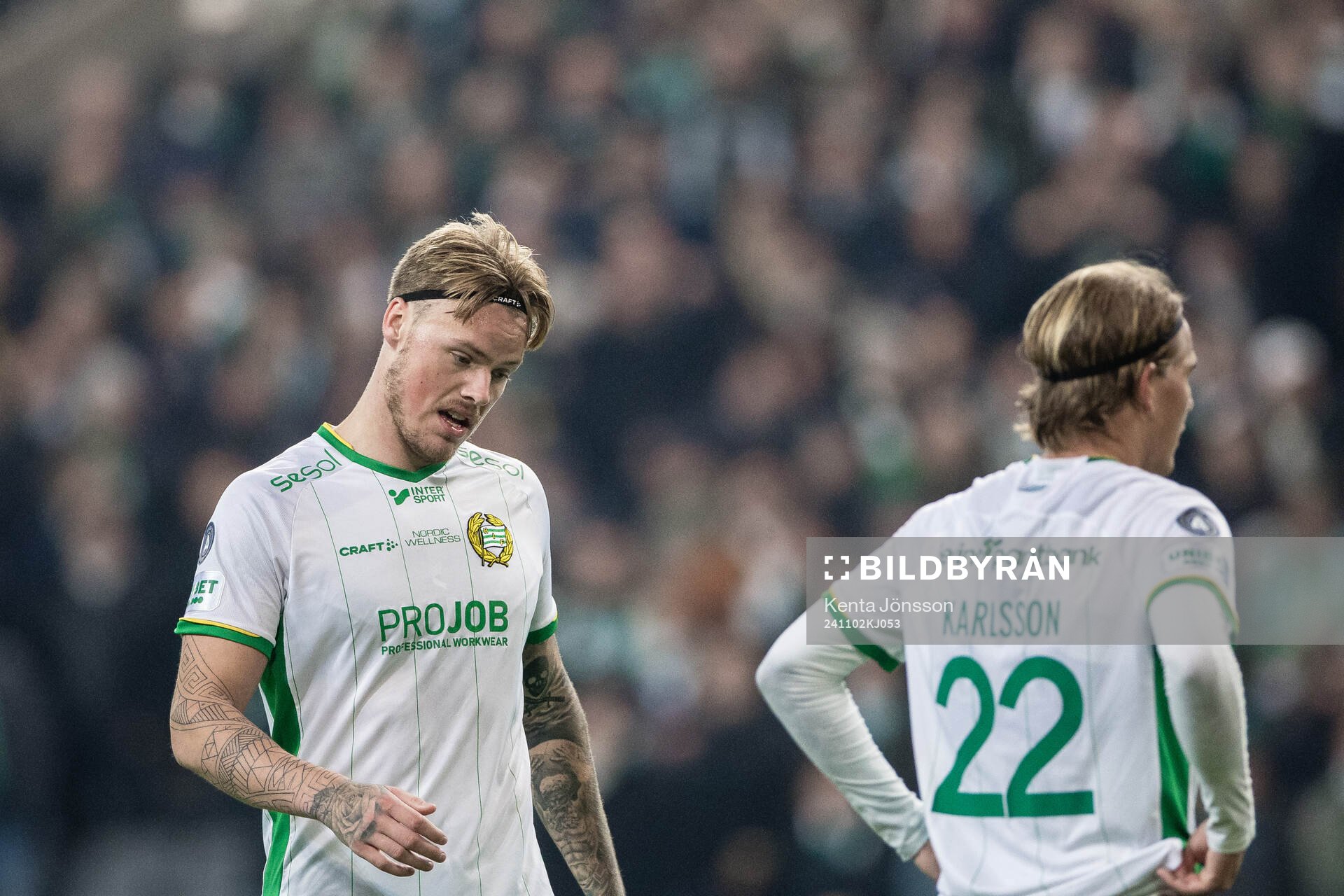 Hammarbys Victor Eriksson deppar