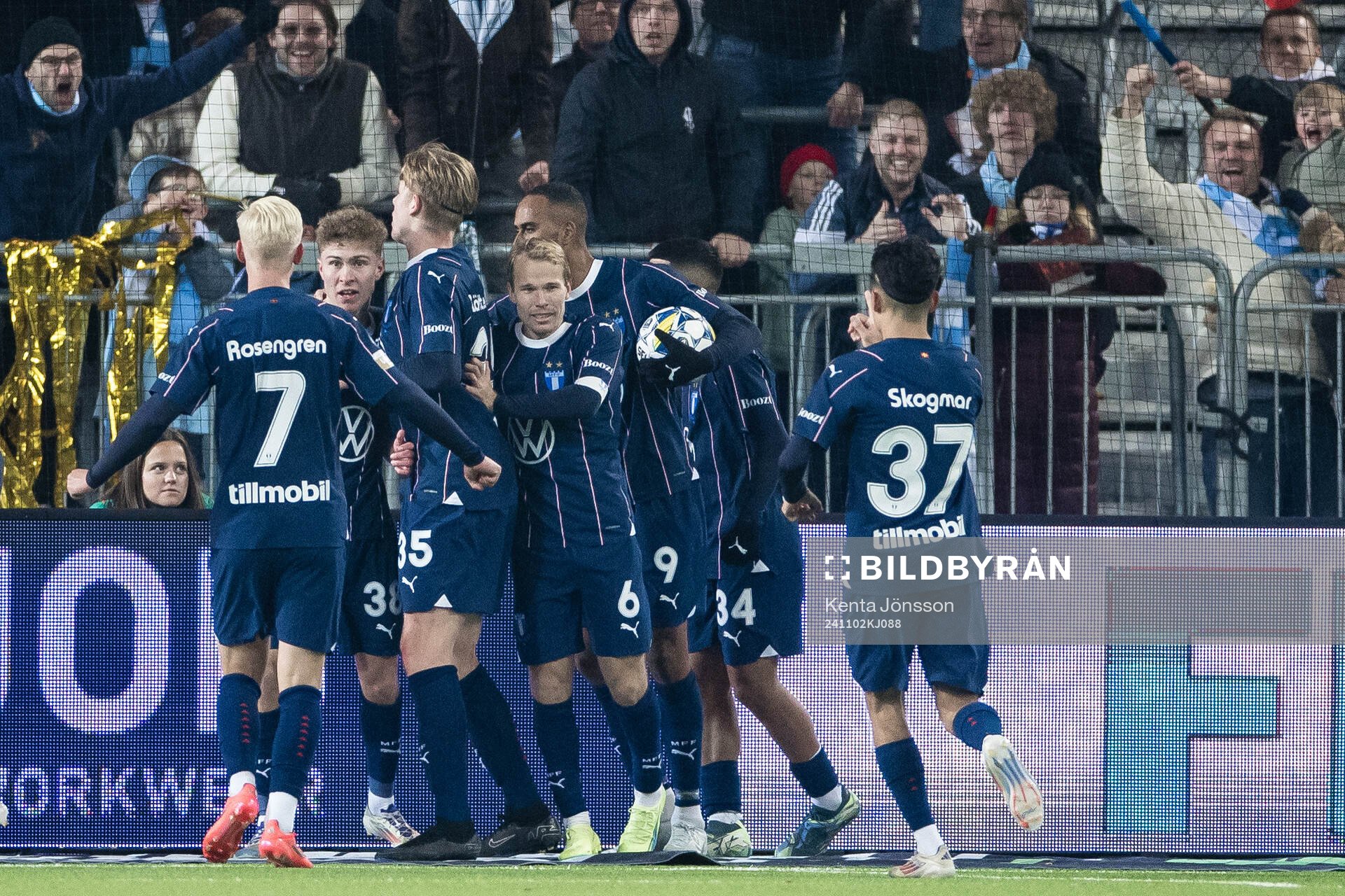 Malmö FFs Hugo Bolin jublar