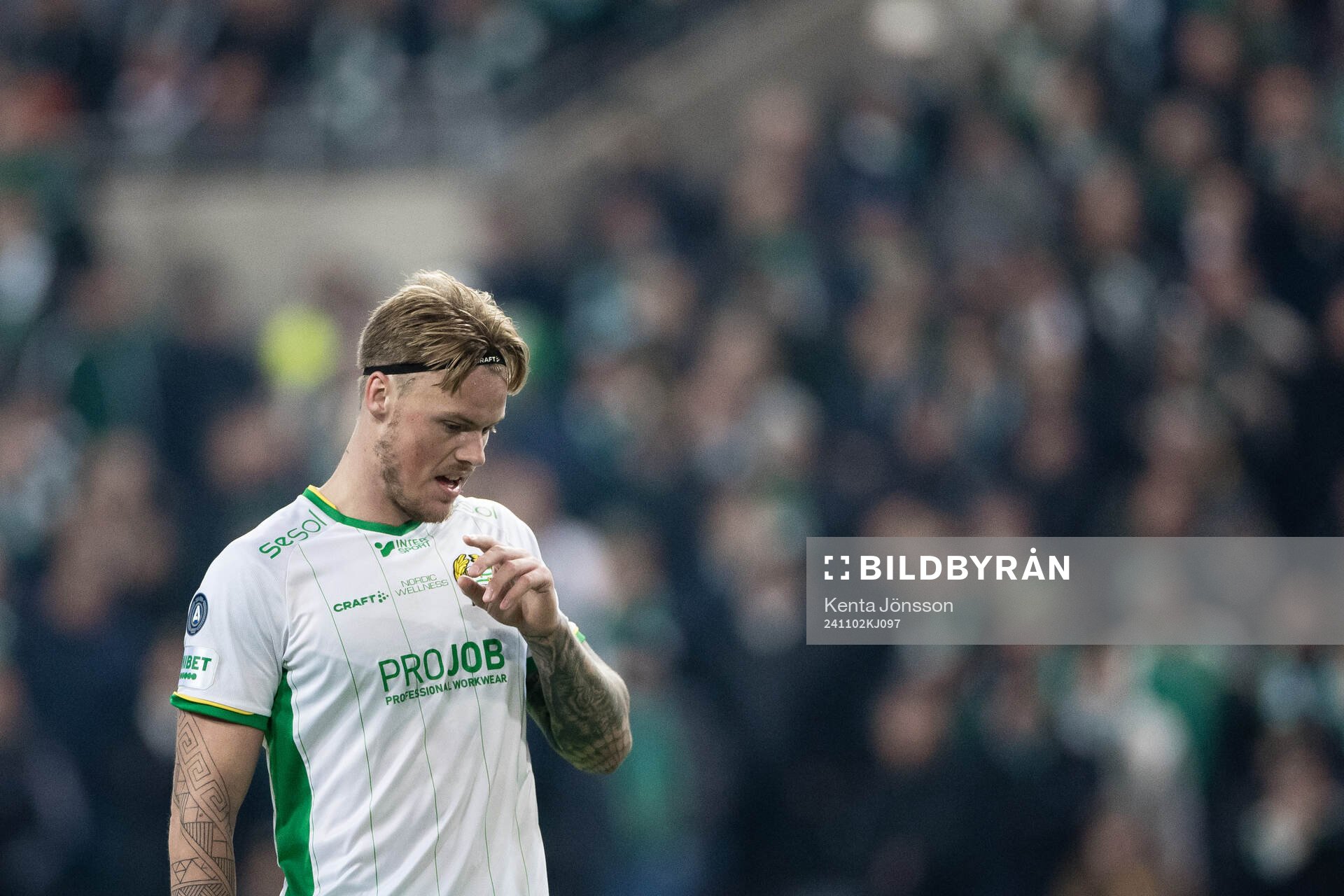 Hammarbys Victor Eriksson deppar