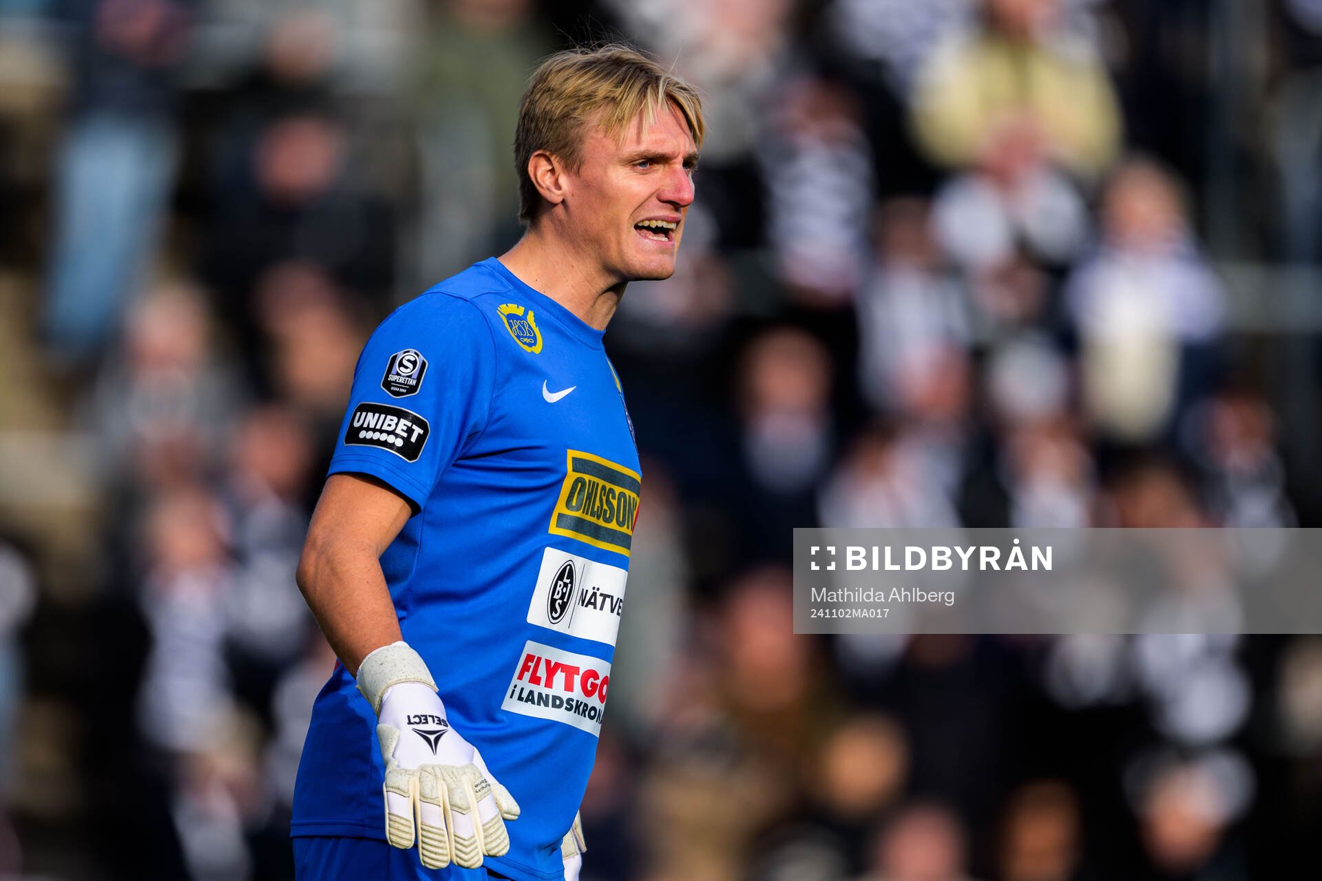 Landskronas målvakt Svante Hildeman
