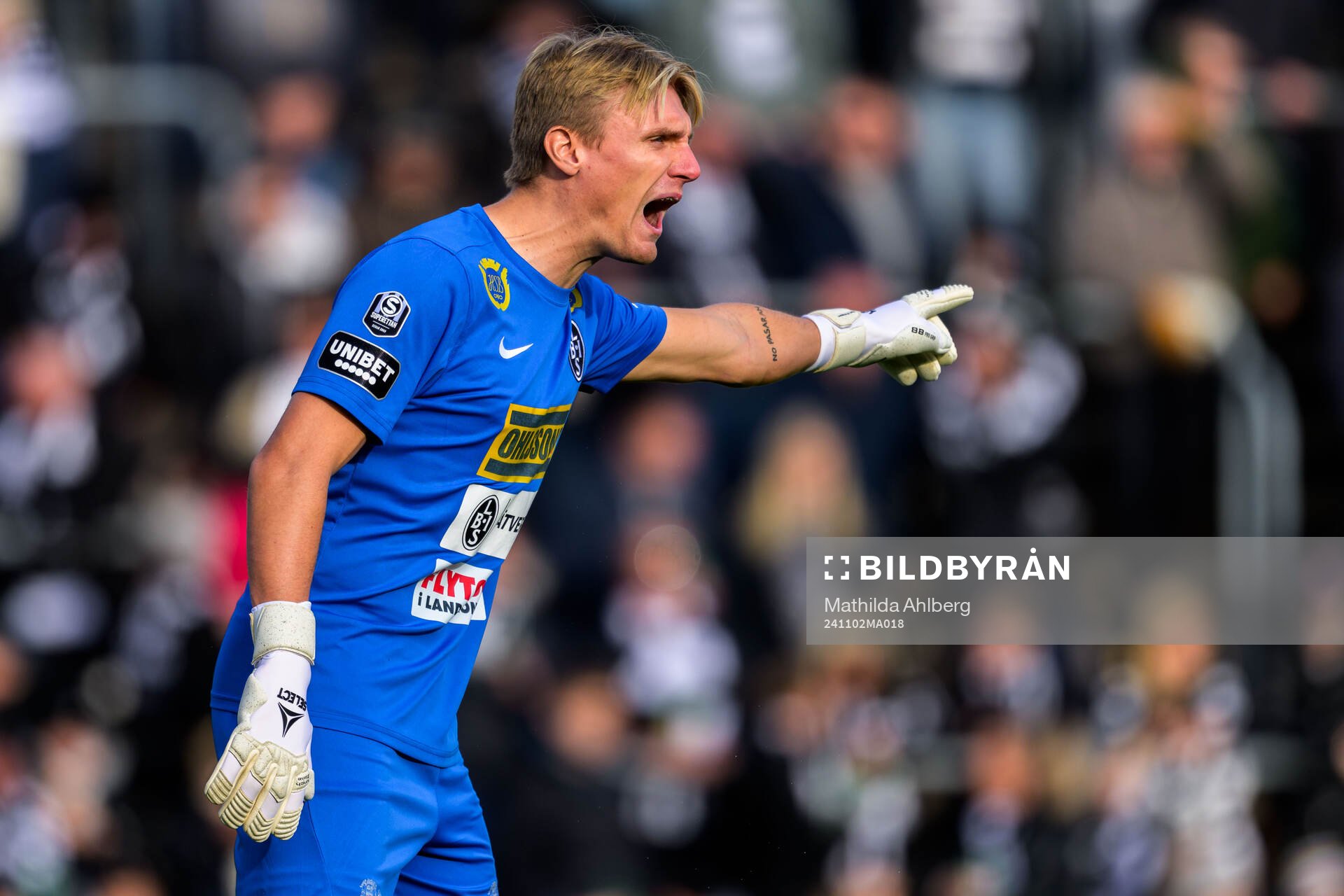 Landskronas målvakt Svante Hildeman