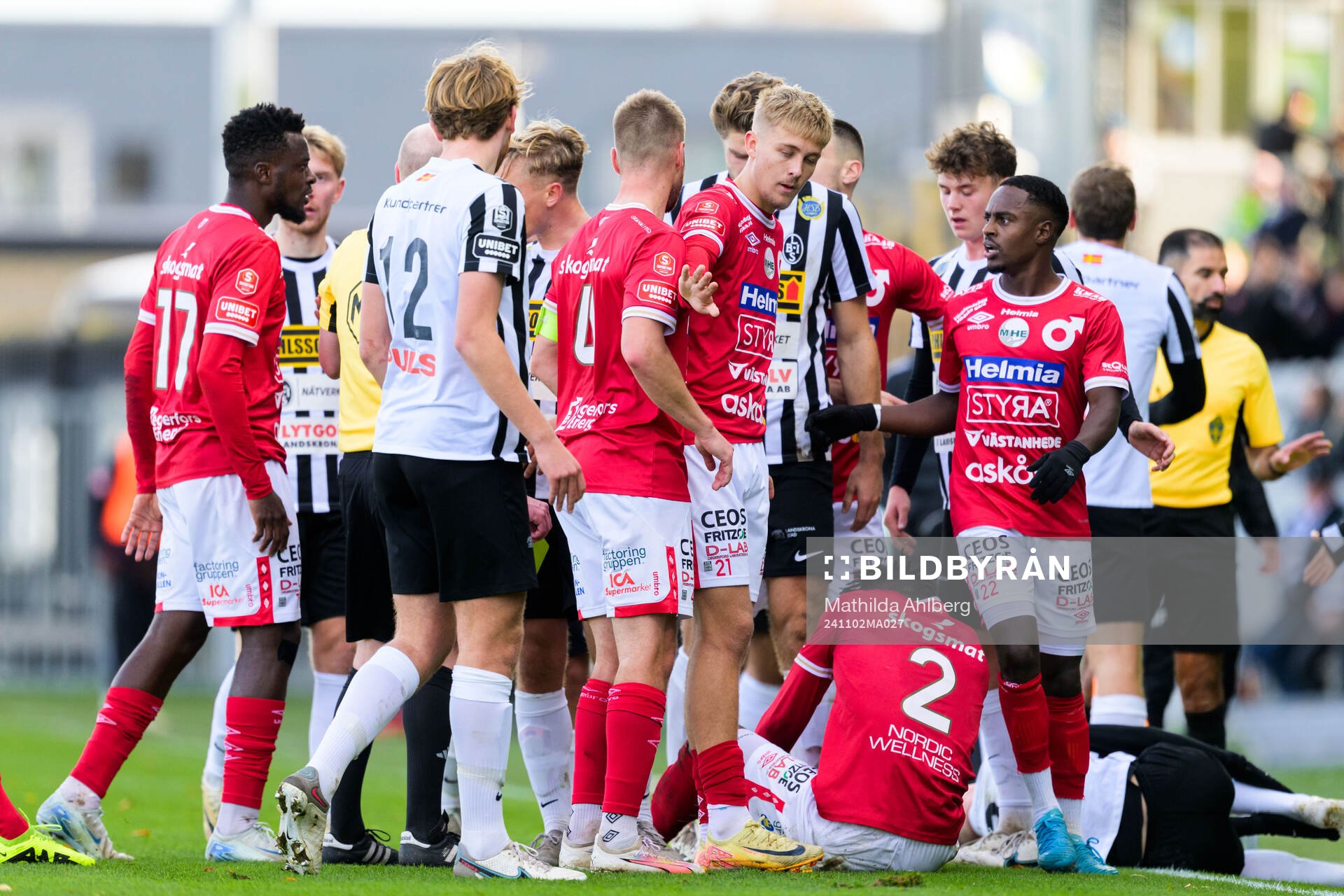 Degerfors Mamadouba Diaby har ont