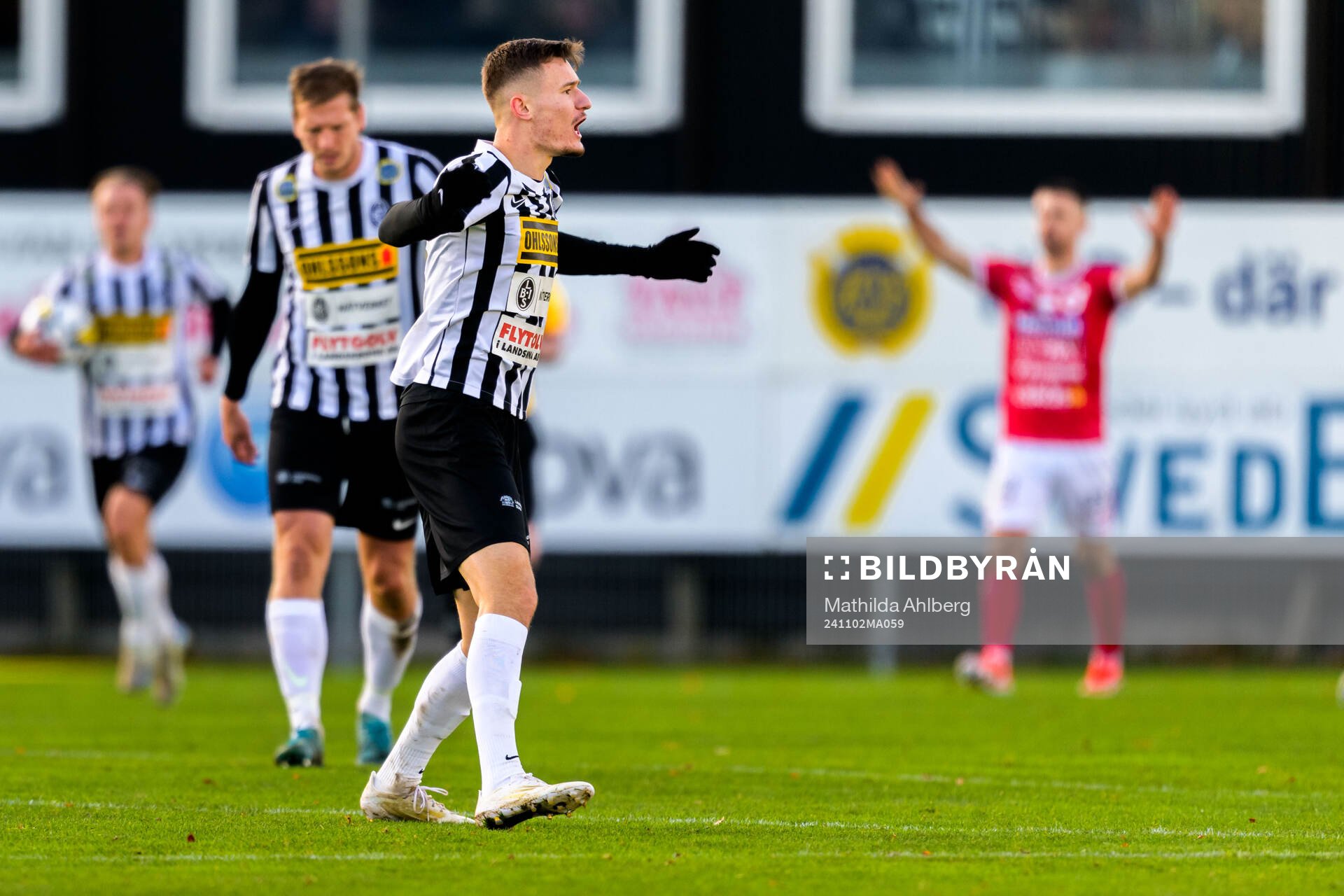 Landskronas Robin Dzabic jublar