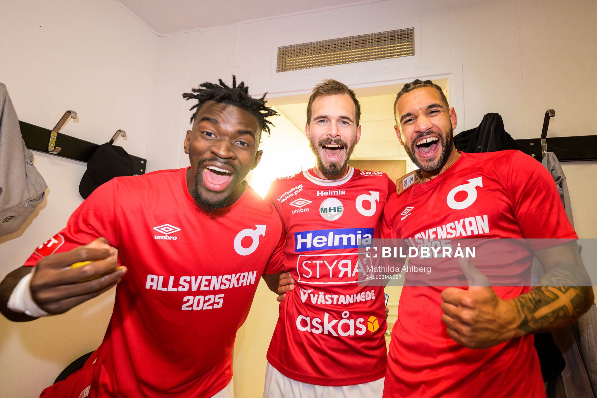Degerfors Mamadouba Diaby, Carlos Moros Gracia och Bernardo