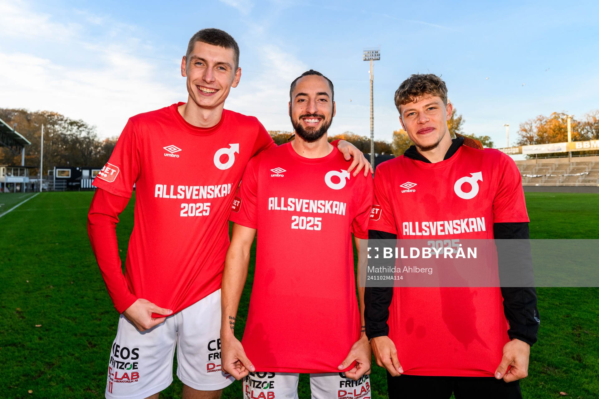 Degerfors Adi Fisic, Dijan Vukojevic och Gustav Lindgren