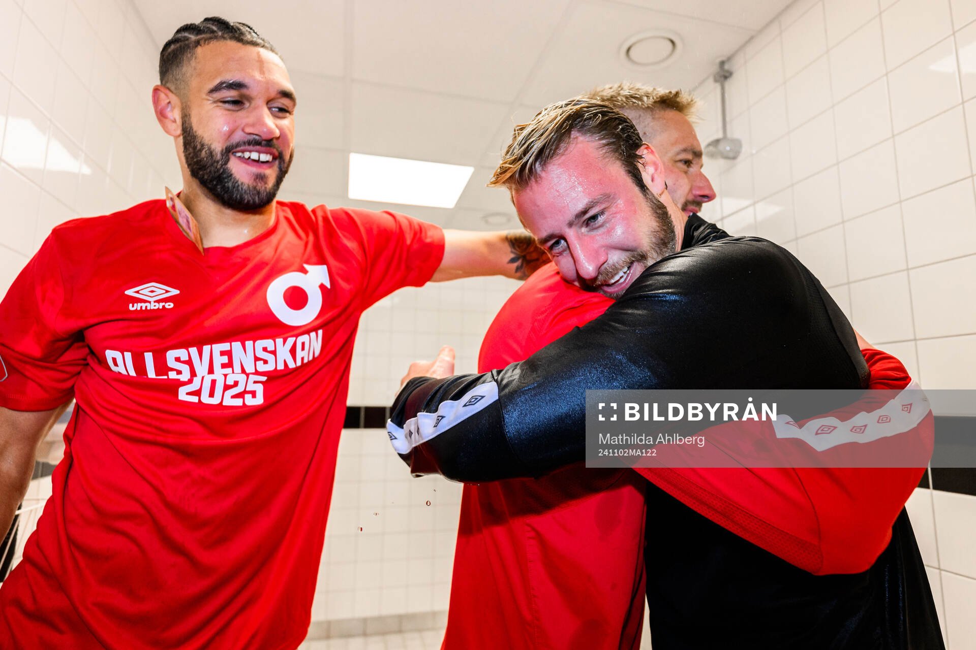 Degerfors Dijan Vukojevic, Johan Mårtensson och tränare