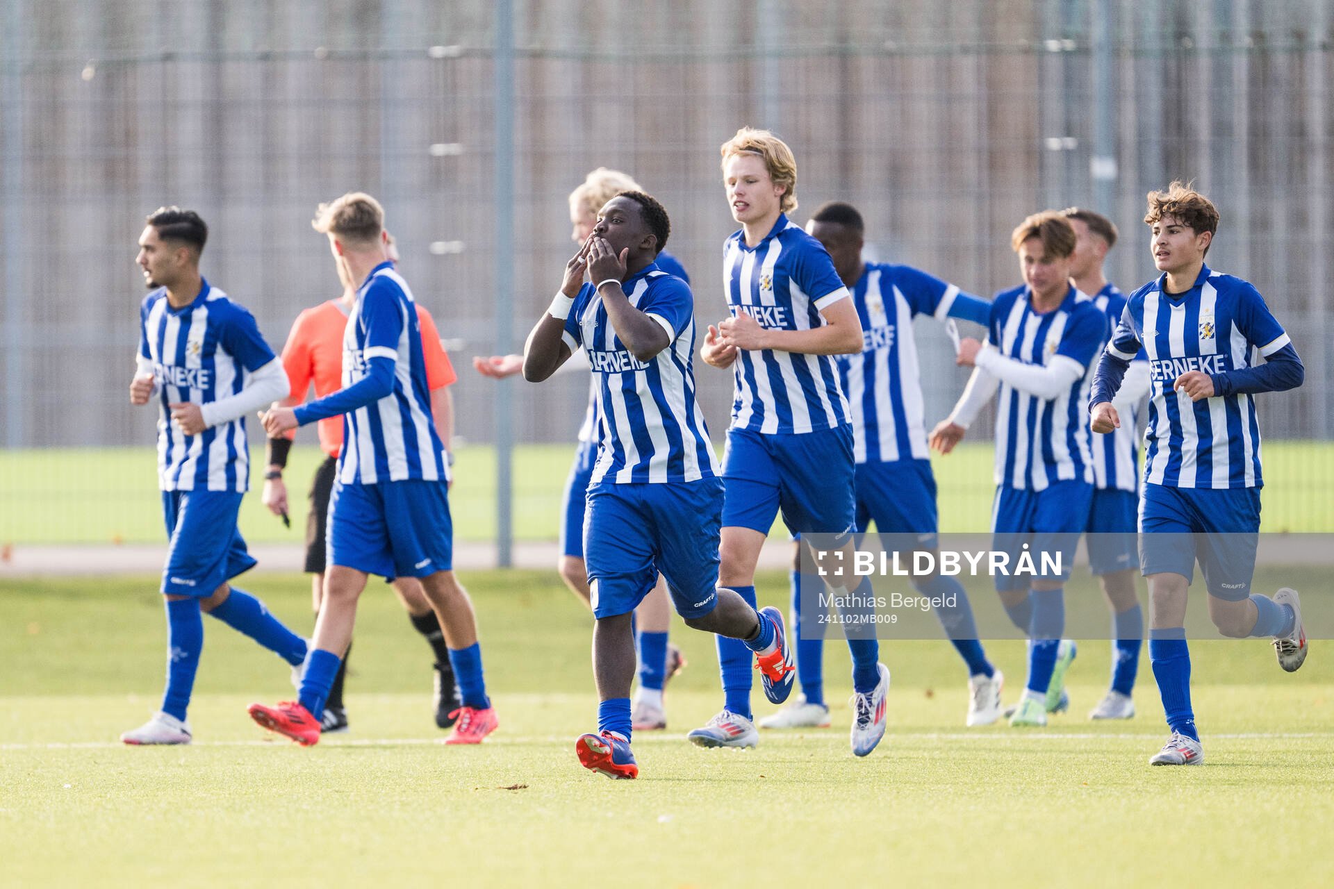 IFK Göteborgs Manasse Ange Junior Diallo jublar
