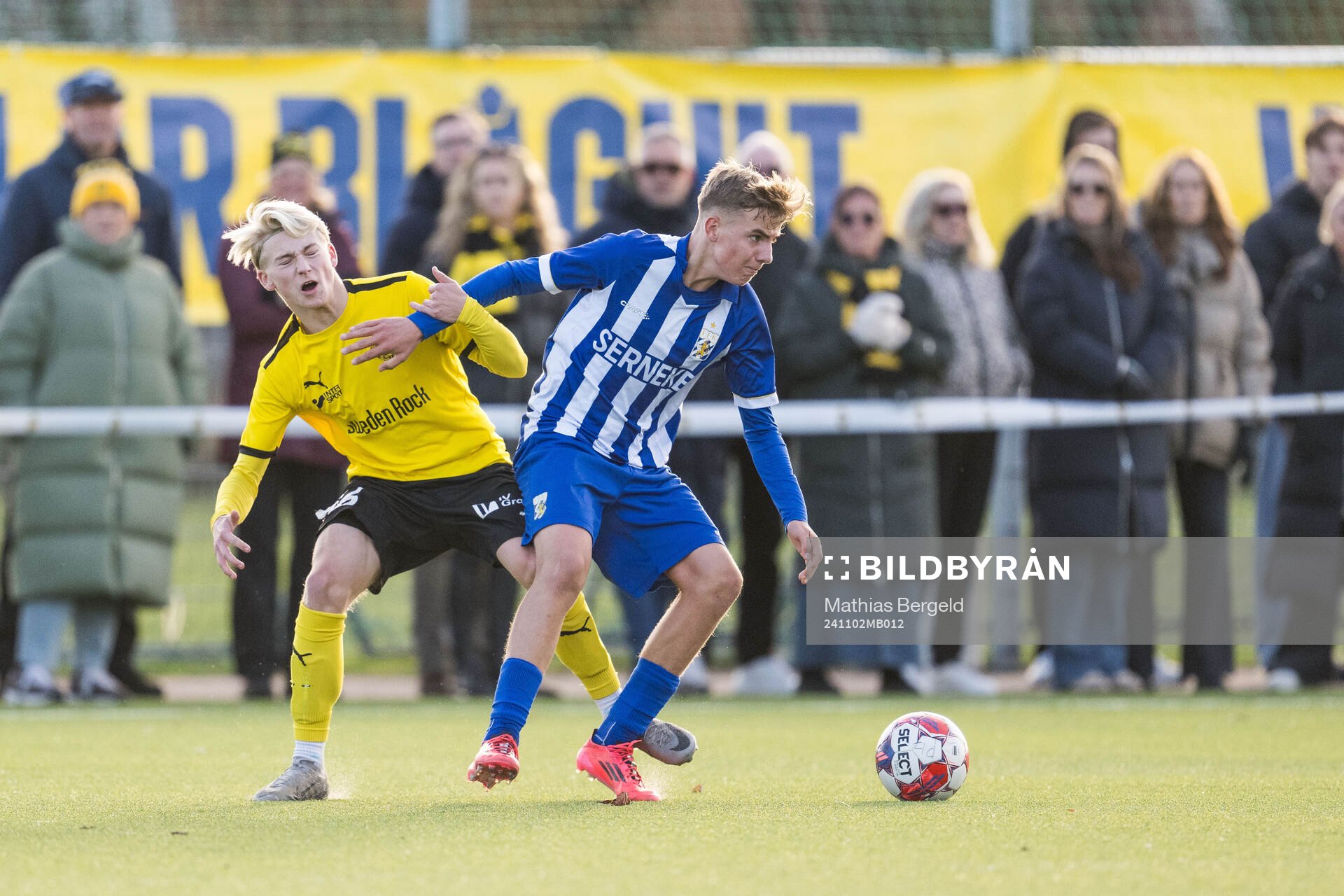 Mjällbys Romeo Leandersson och IFK Göteborgs Oliver