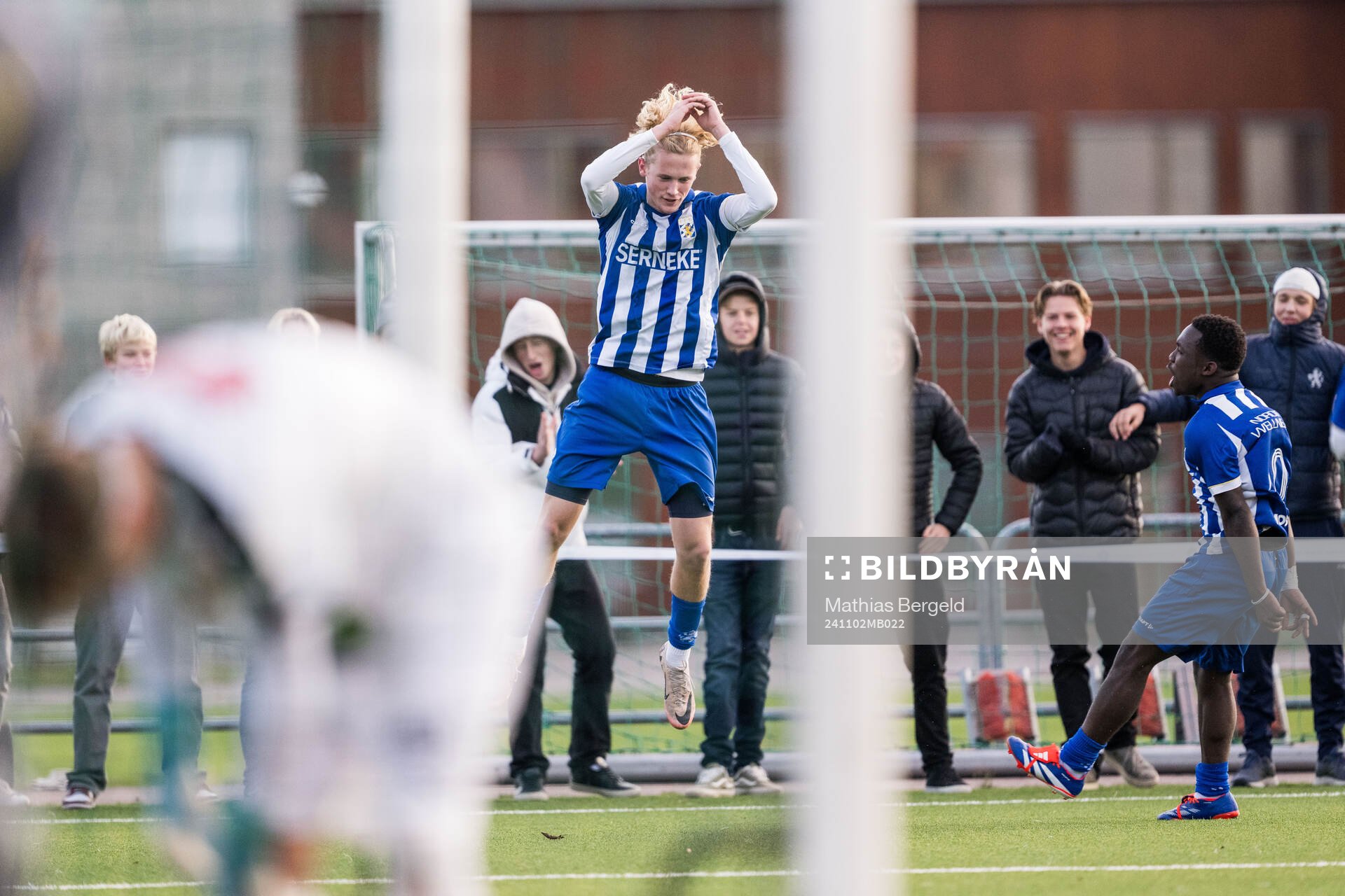 IFK Göteborgs Axel Sjöström Falk jublar