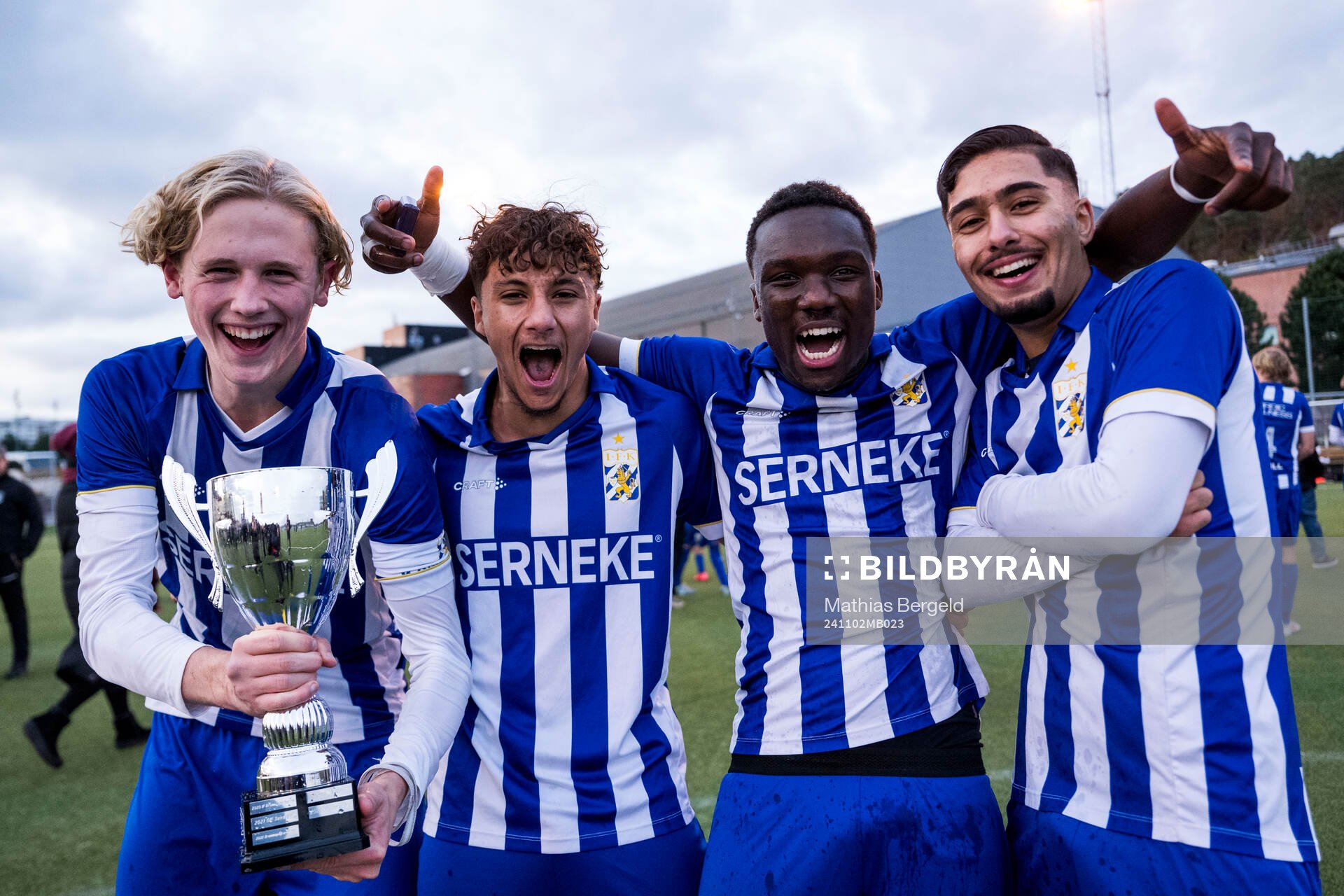 IFK Göteborgs Axel Sjöström Falk, Lowe Wennblad, Manasse
