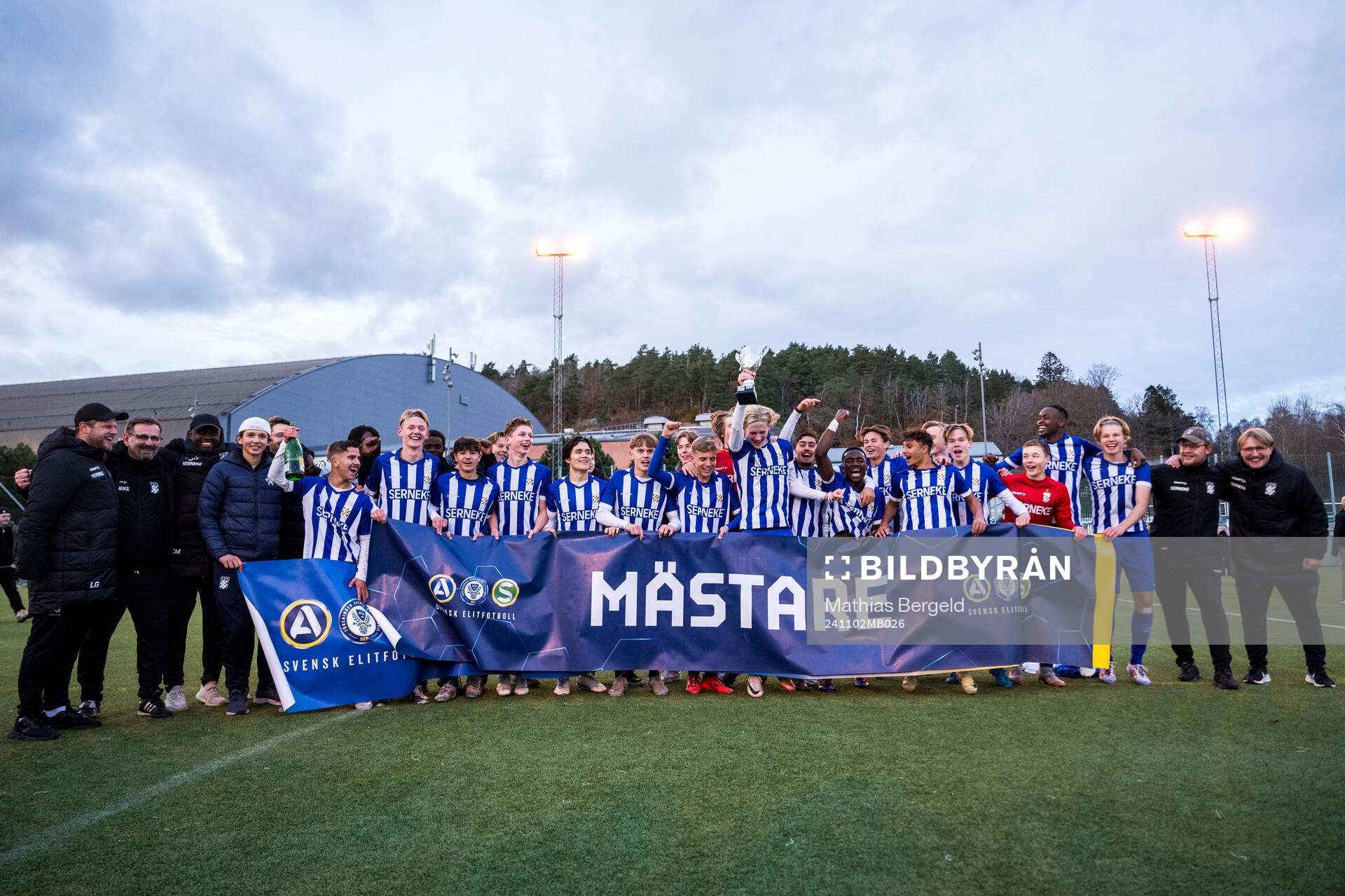 IFK Göteborgs spelare jublar