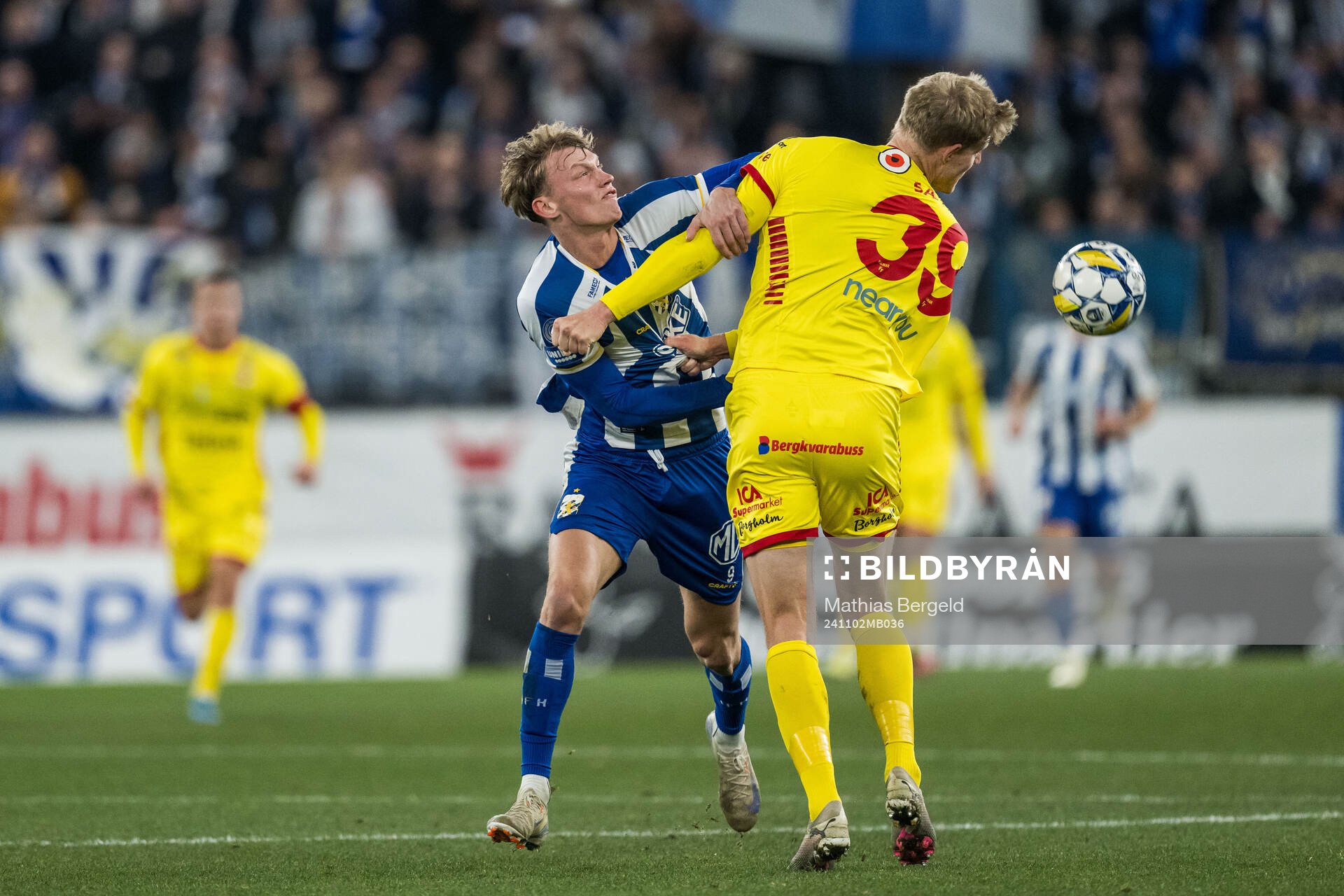 IFK Göteborgs Laurs Skjellerup och Kalmars Lars Saetra