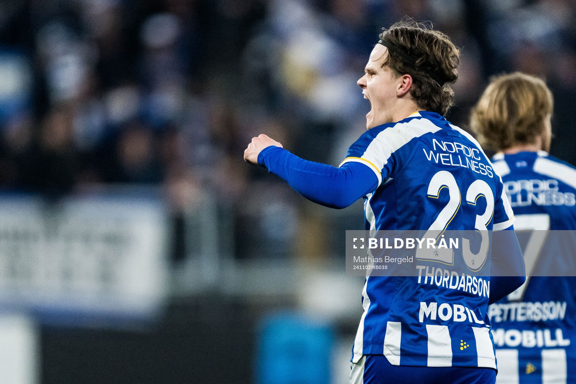 IFK Göteborgs Kolbeinn Thordarson jublar