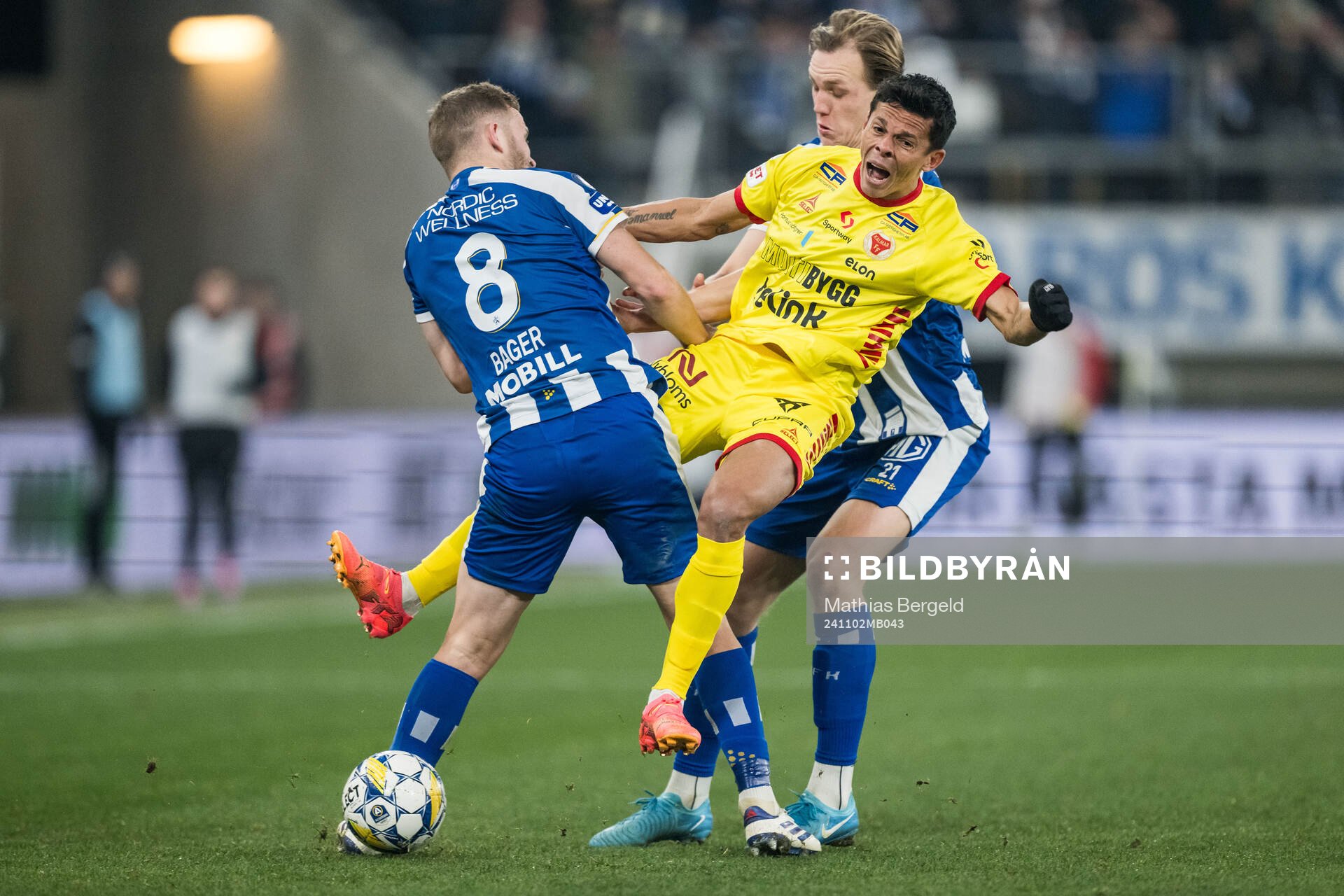 IFK Göteborgs Jonas Bager och Kalmars Romario Pereira