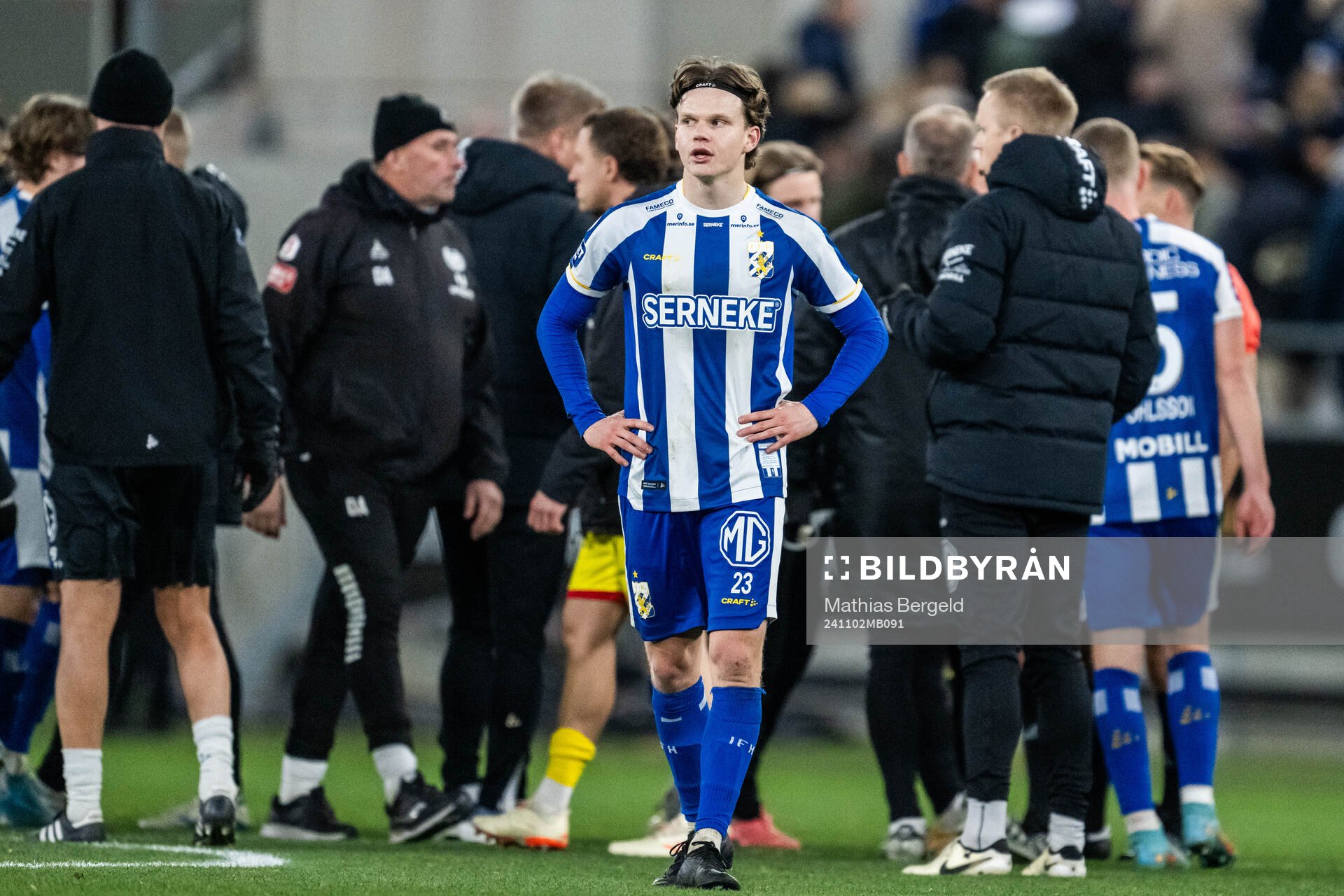 IFK Göteborgs Kolbeinn Thordarson deppar