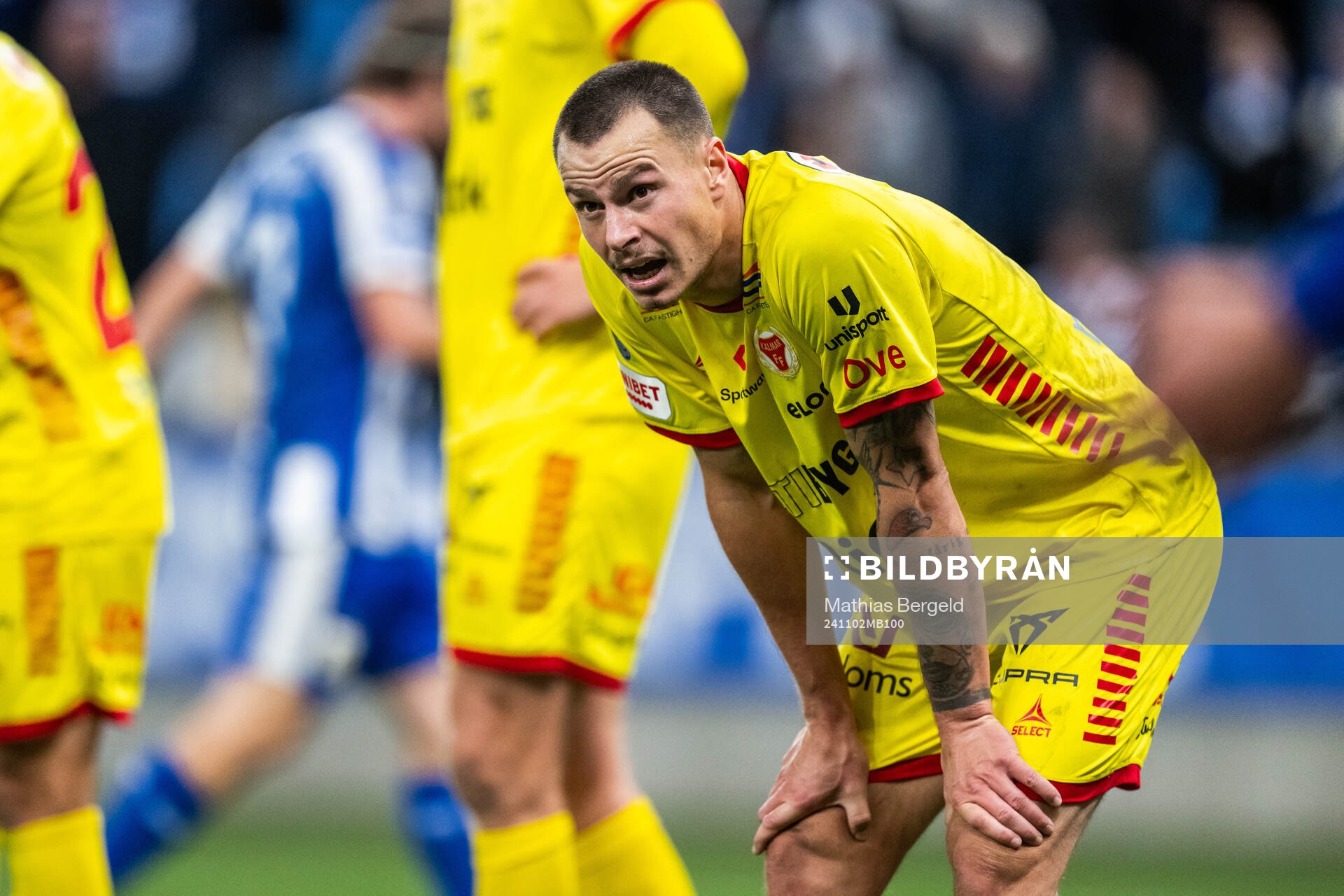 Kalmars Melker Hallberg deppar