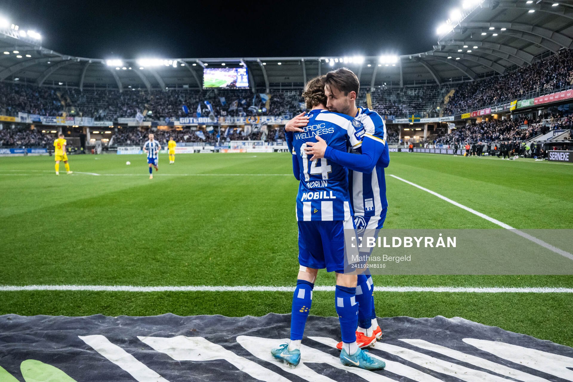 IFK Göteborgs Gustaf Norlin och Anders Trondsen jublar