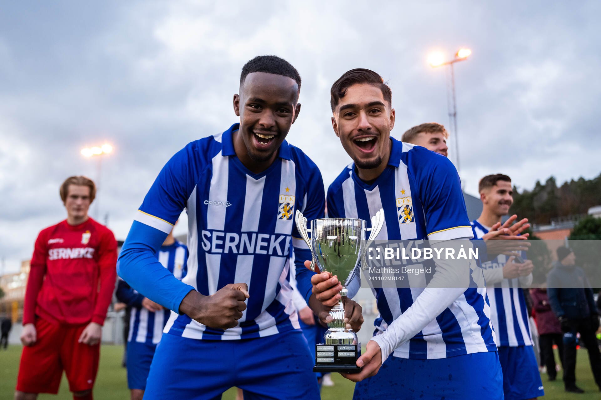 IFK Göteborgs Mahamed Abdi Abdikani och Haydar Sultan