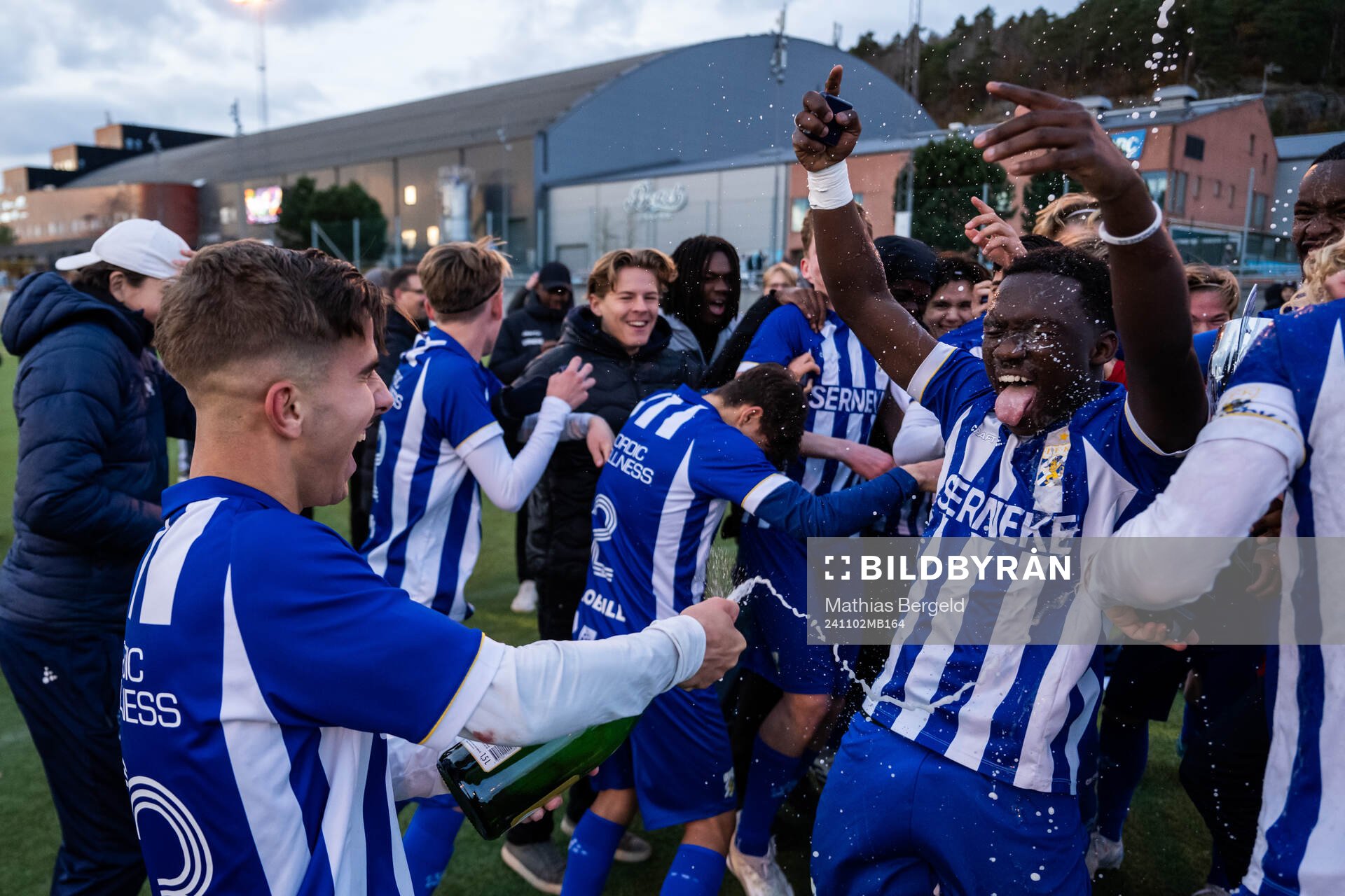 IFK Göteborgs Sebastian Bergren och Manasse Ange Junior