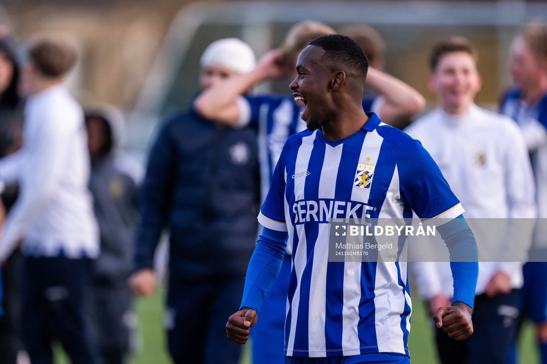 IFK Göteborgs Mahamed Abdi Abdikani jublar