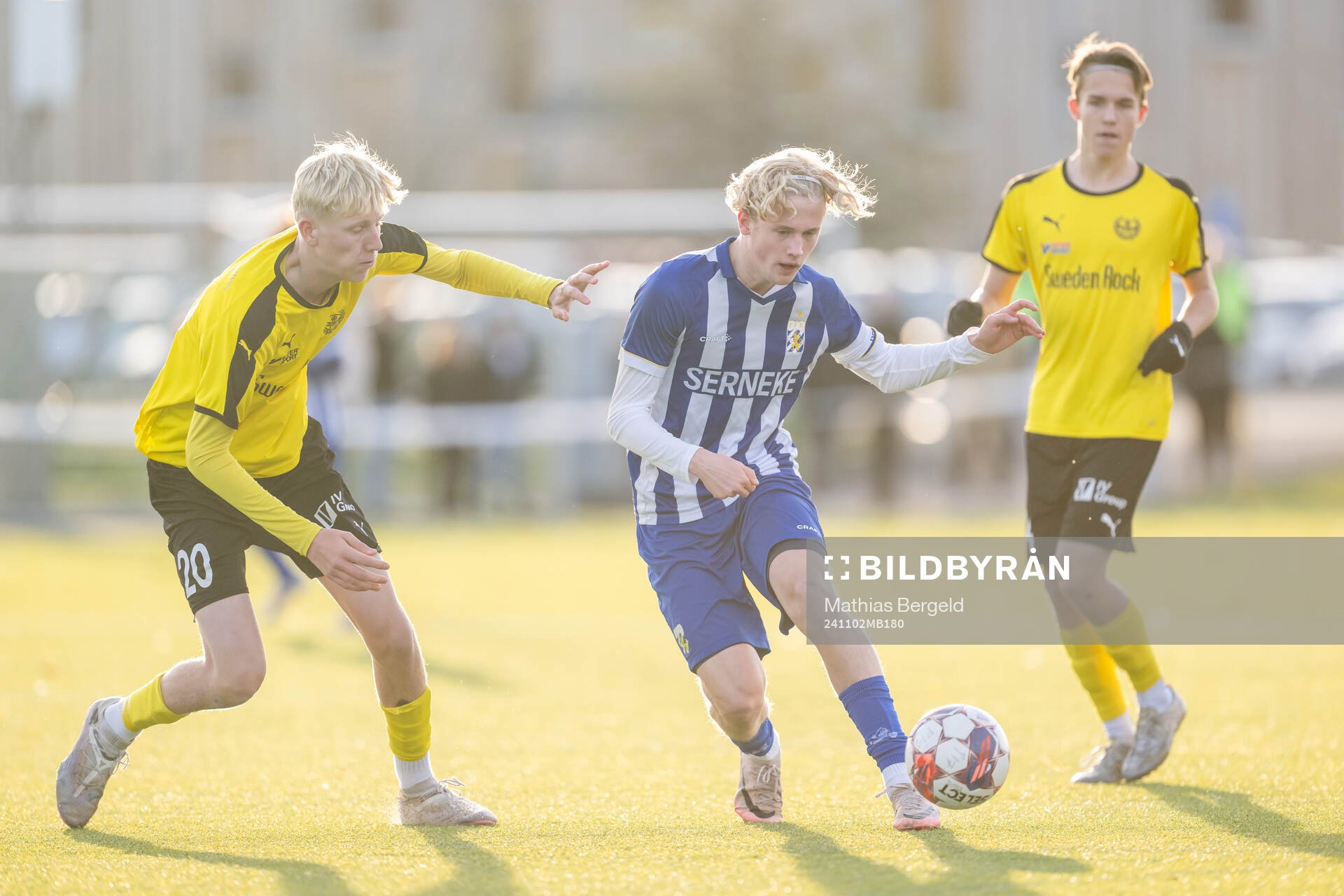 Mjällbys Alex Malmström och IFK Göteborgs Axel