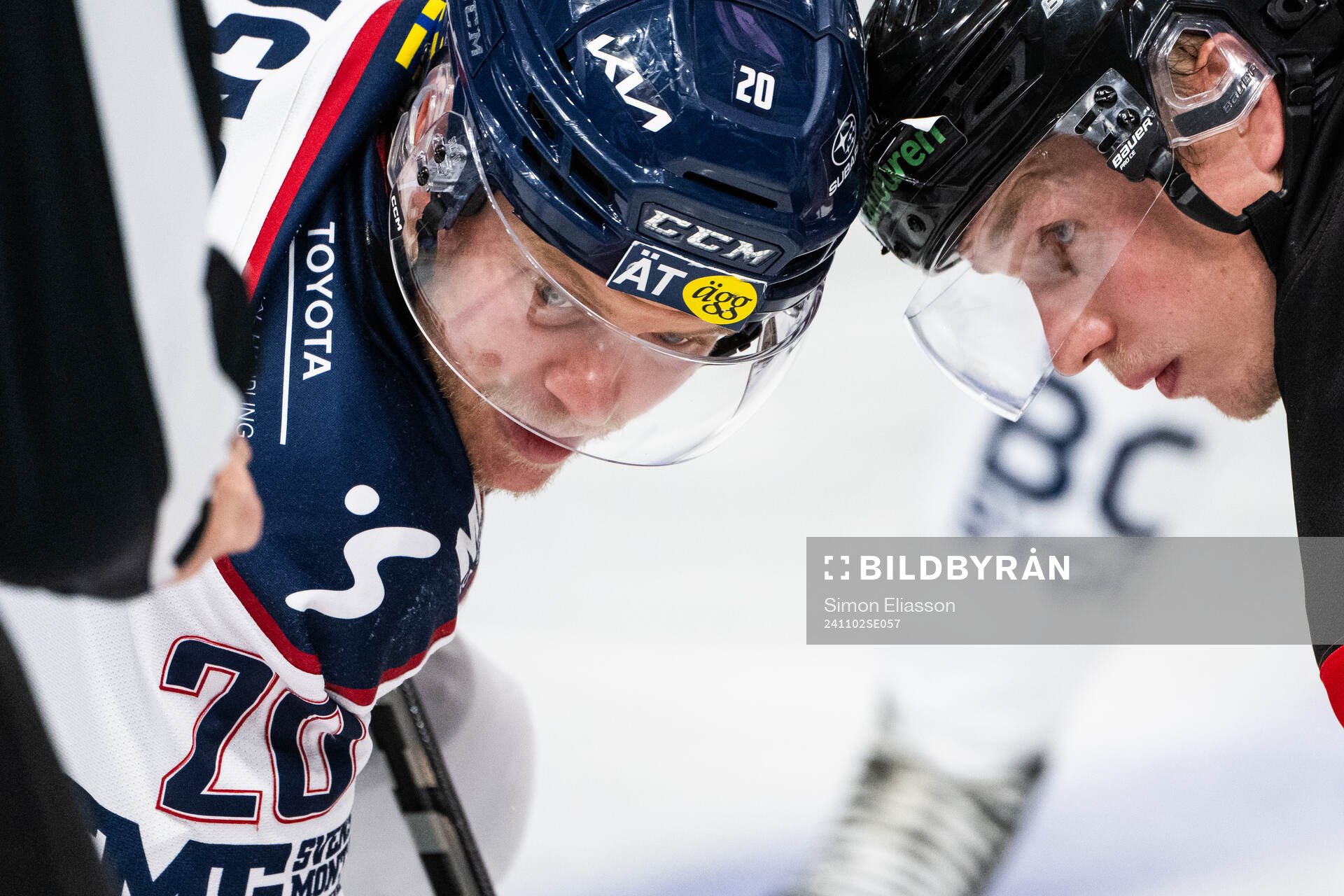 Linköpings Johan Johnsson och Luleås Jonas Berglund