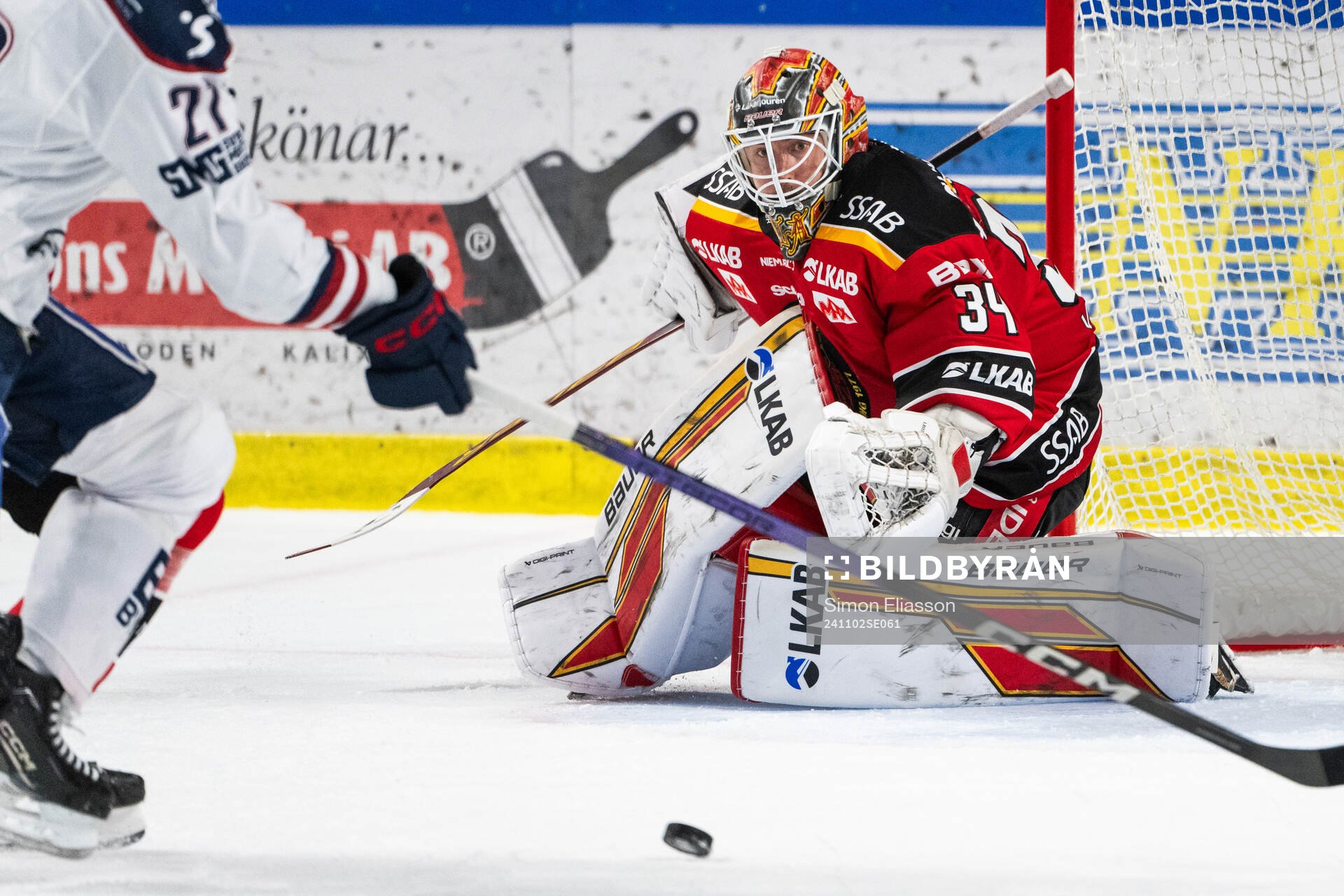Luleås målvakt Joel Lassinantti