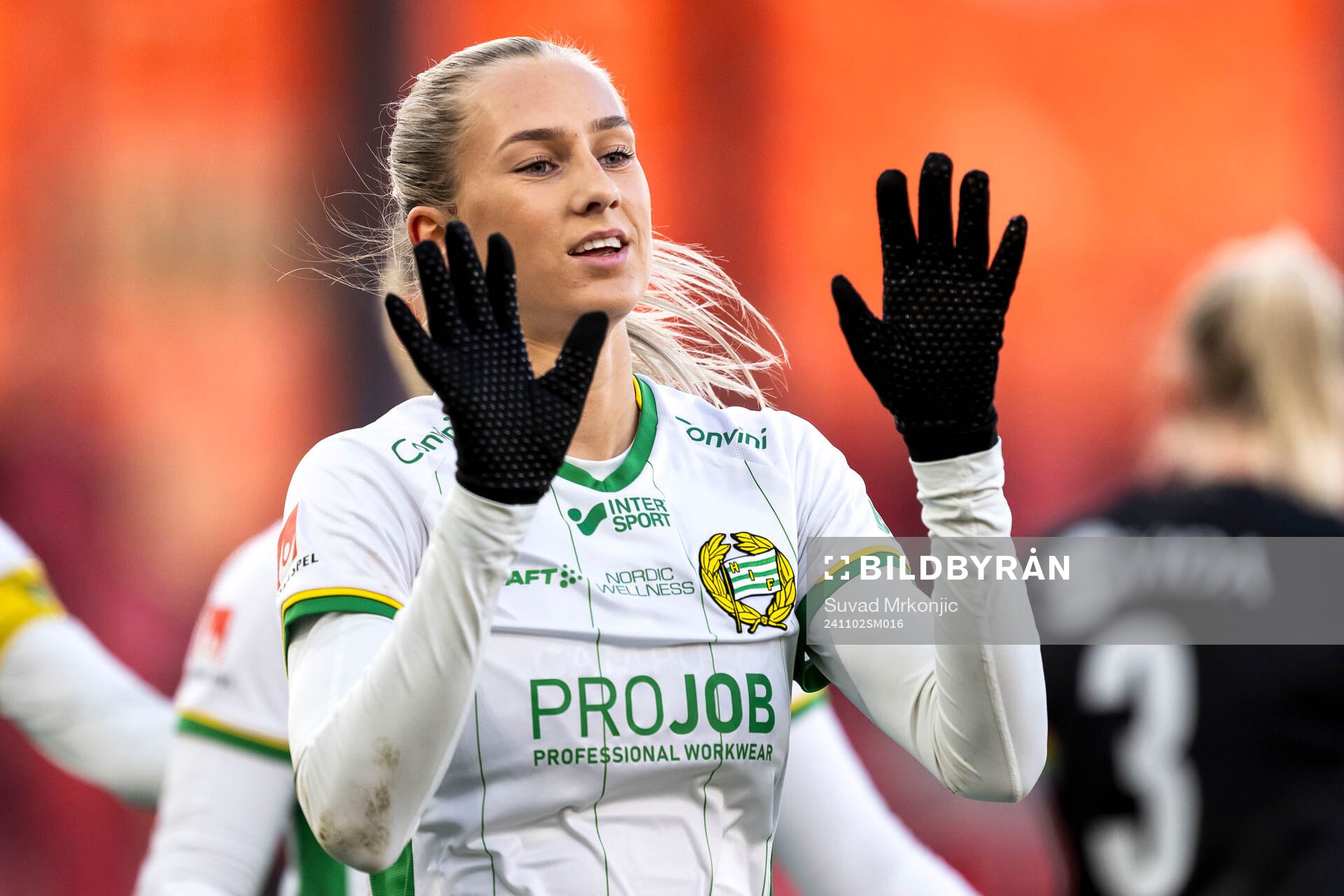 Hammarbys Ellen Wangerheim jublar