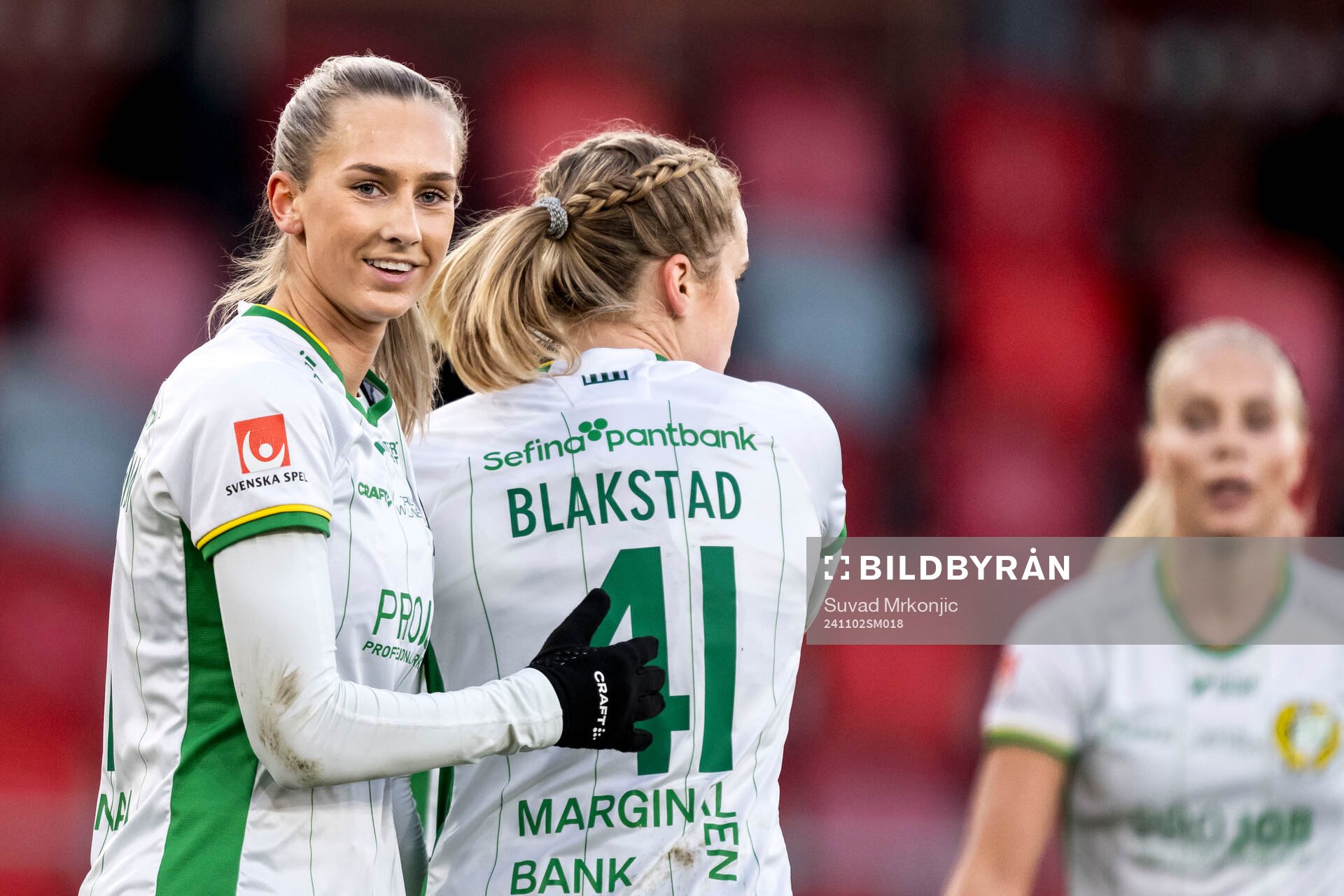 Hammarbys Ellen Wangerheim jublar