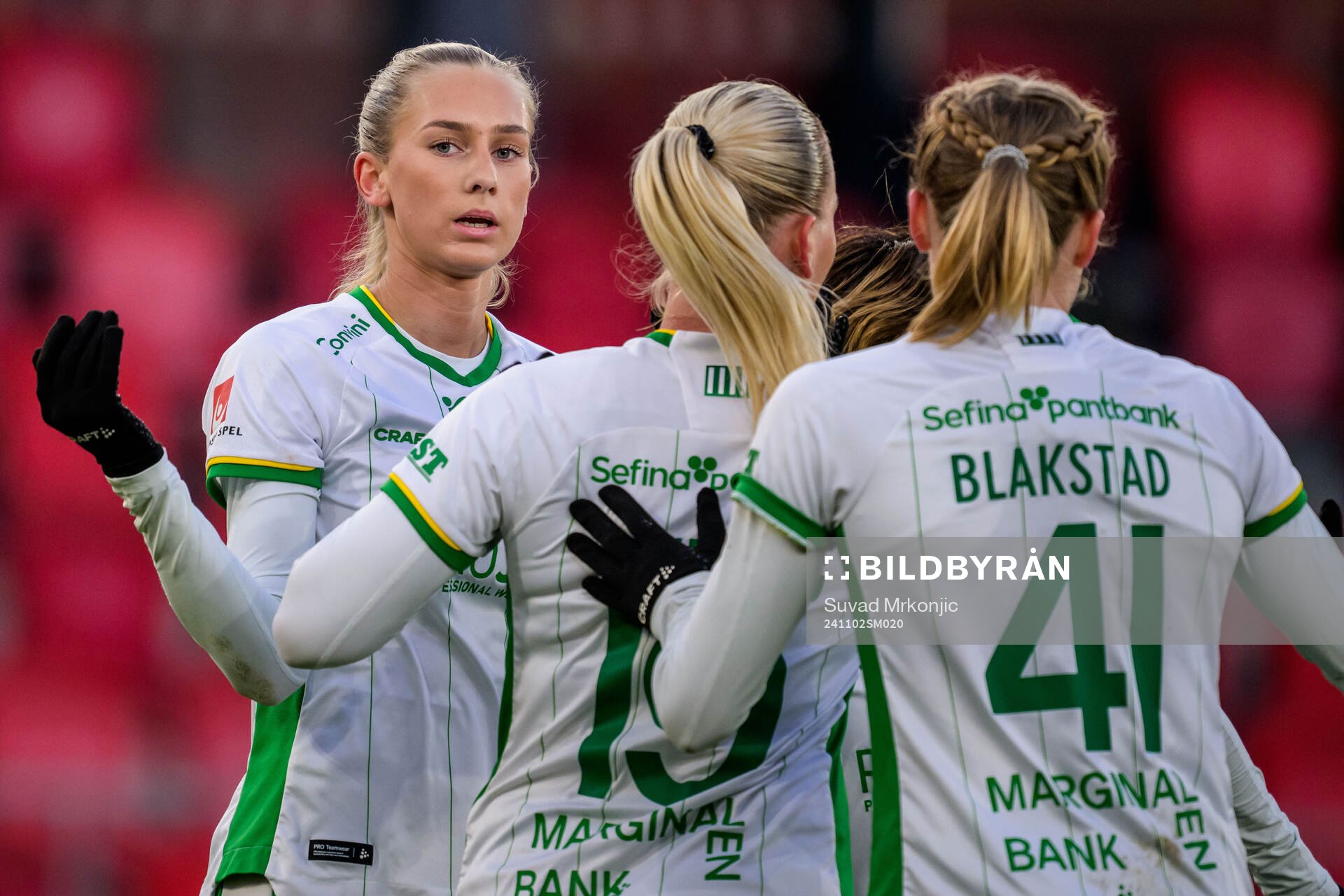 Hammarbys Ellen Wangerheim jublar