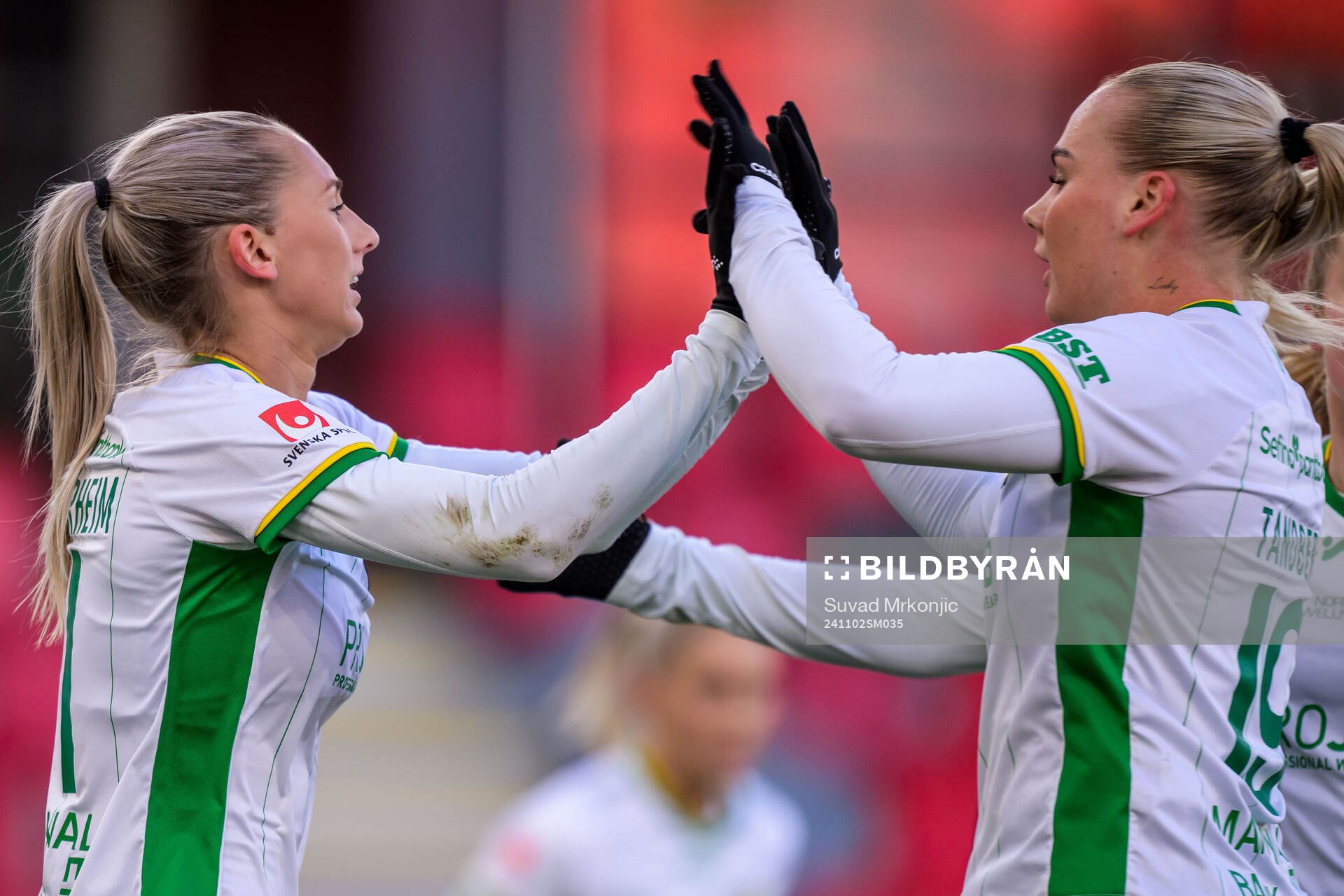 Hammarbys Ellen Wangerheim jublar