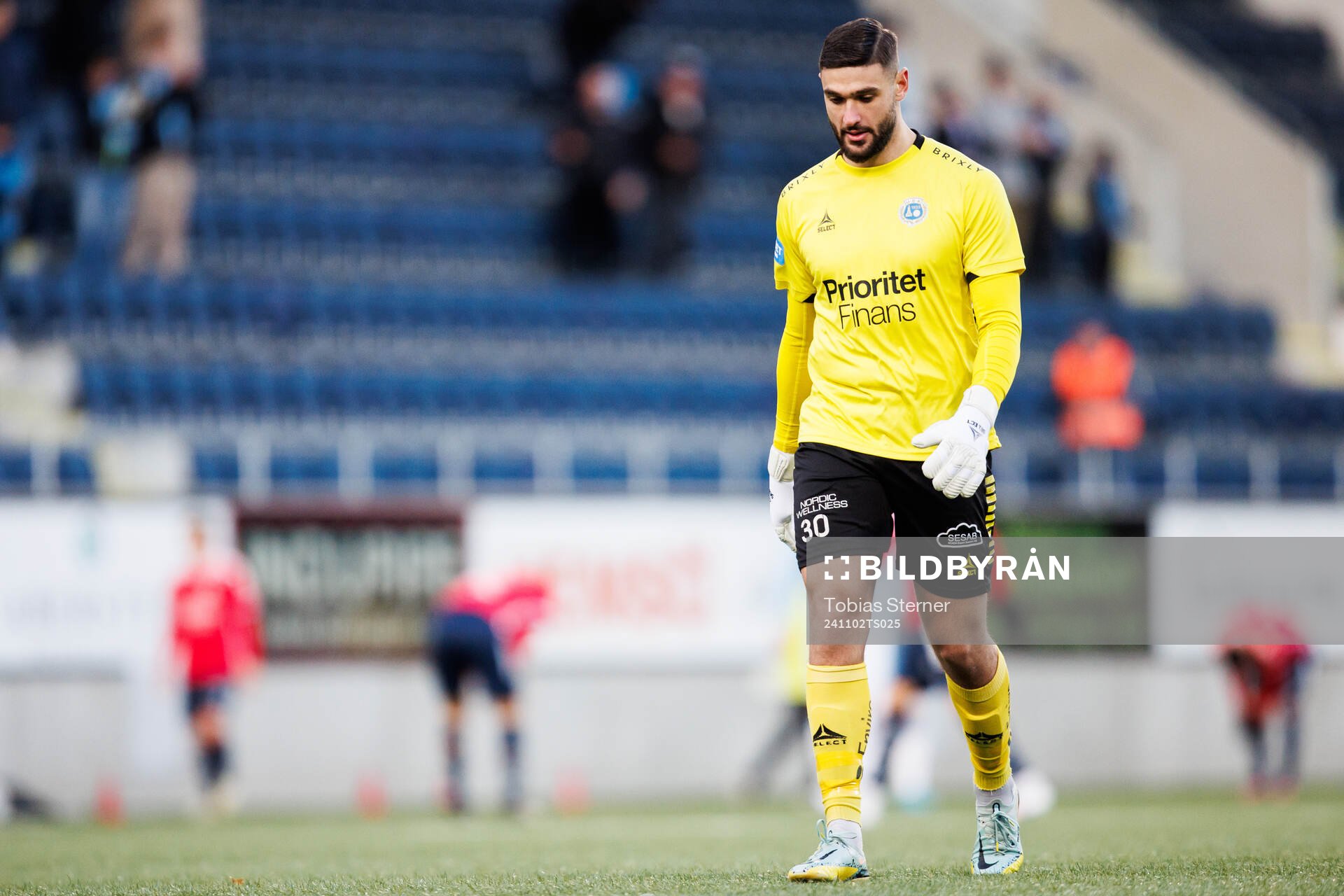 Utsiktens målvakt Elias Hadaya deppar