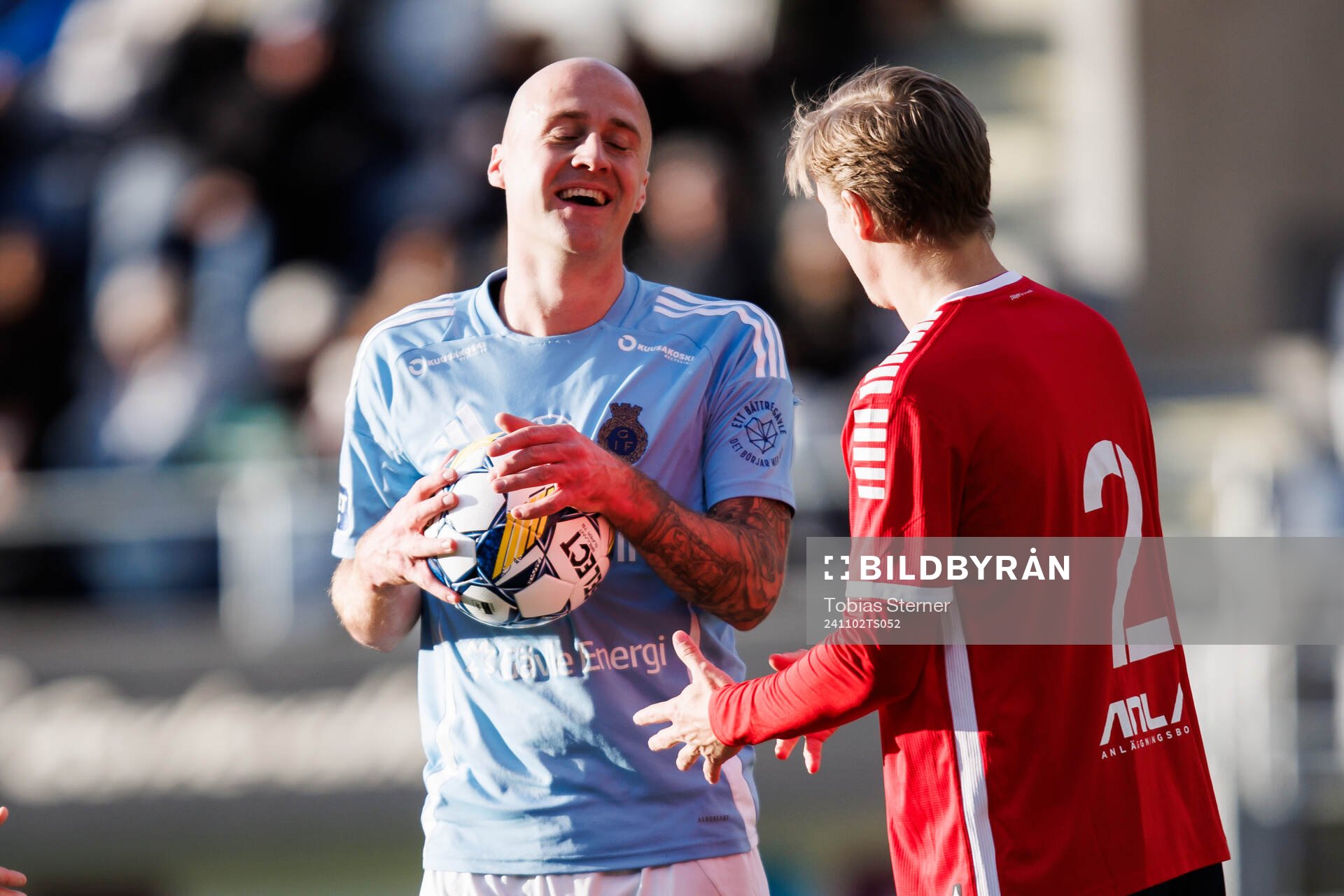 Gefles Anton Lundin och Utsiktens Daniel Hermansson