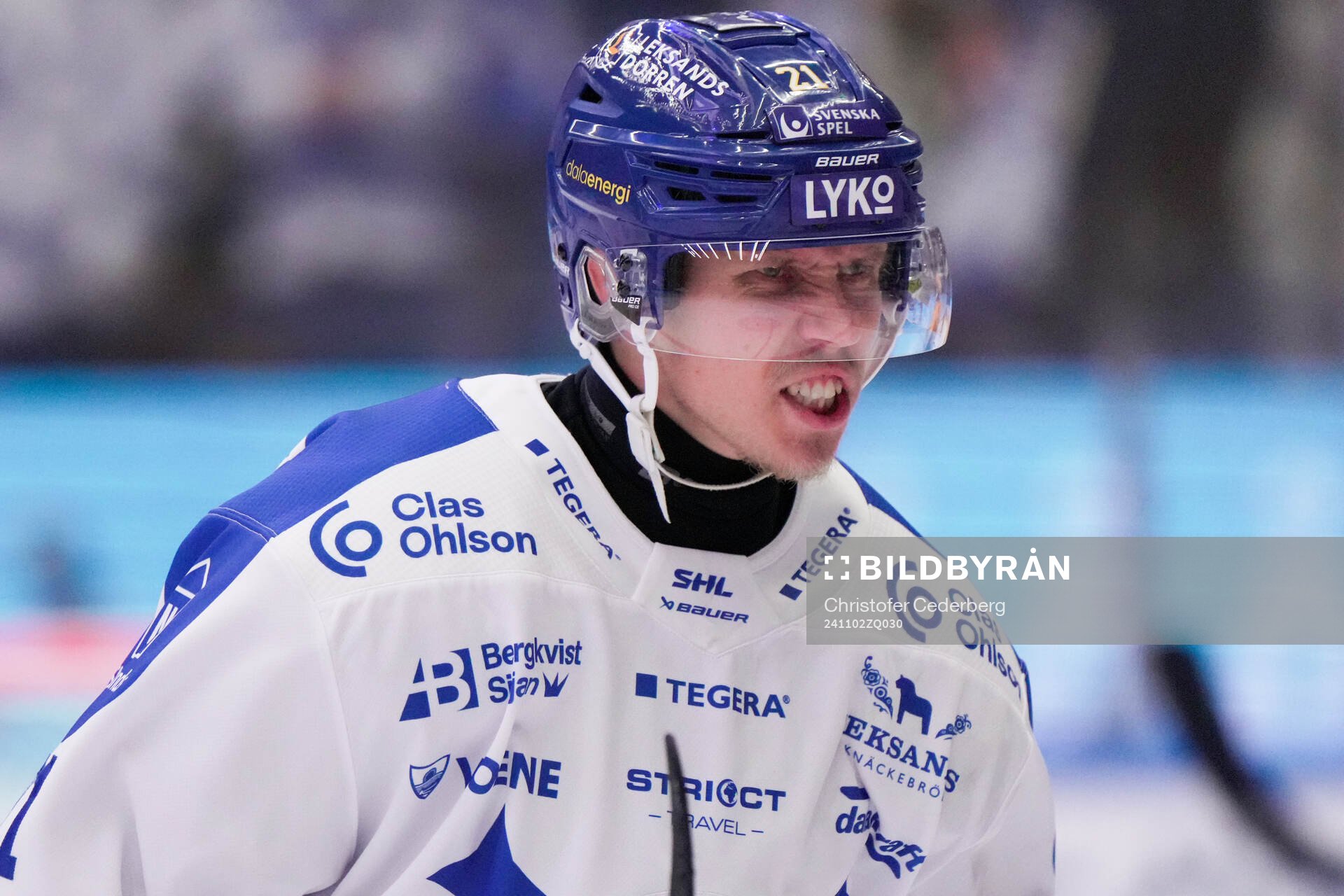 Leksands Joonas Lyytinen jublar