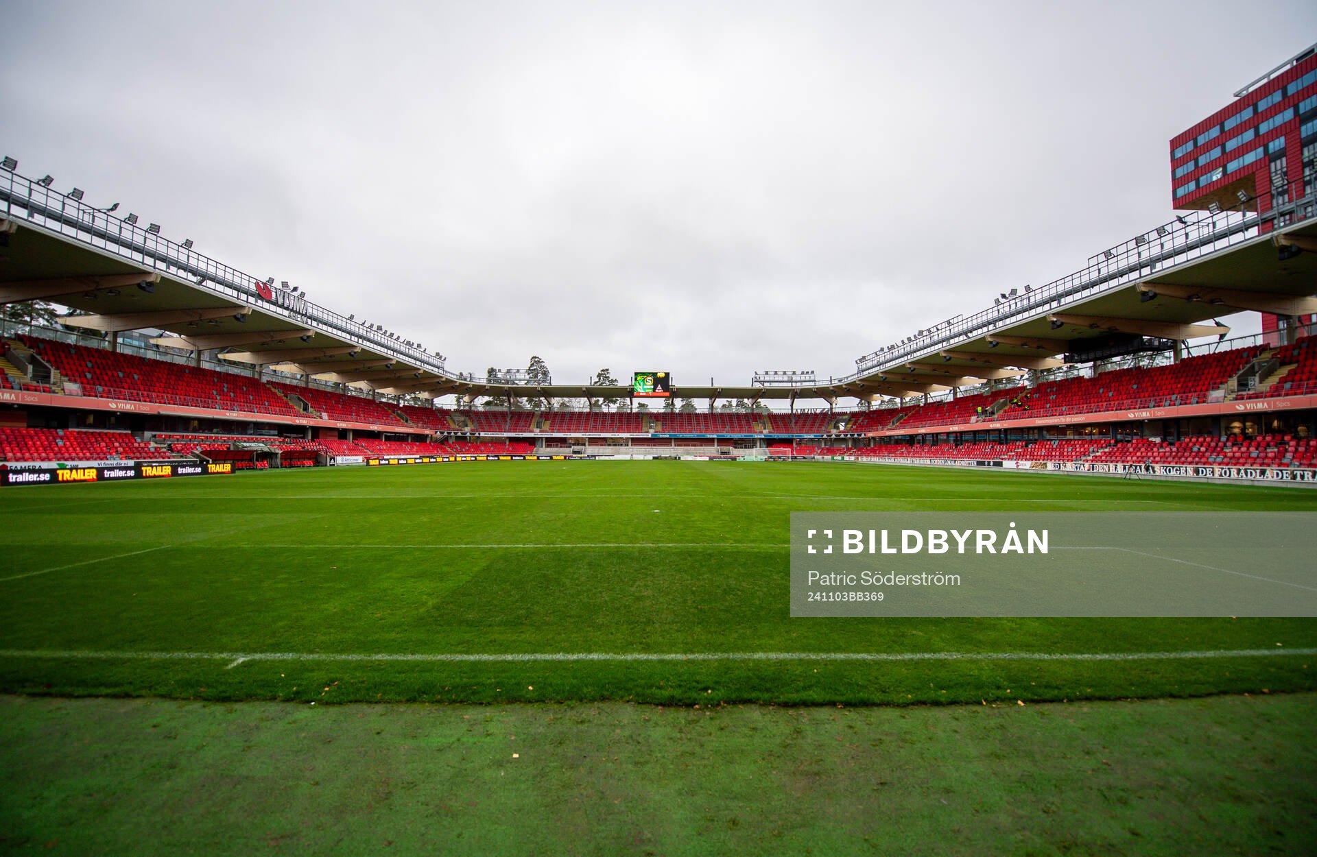 Interiör vy av Visma Arena