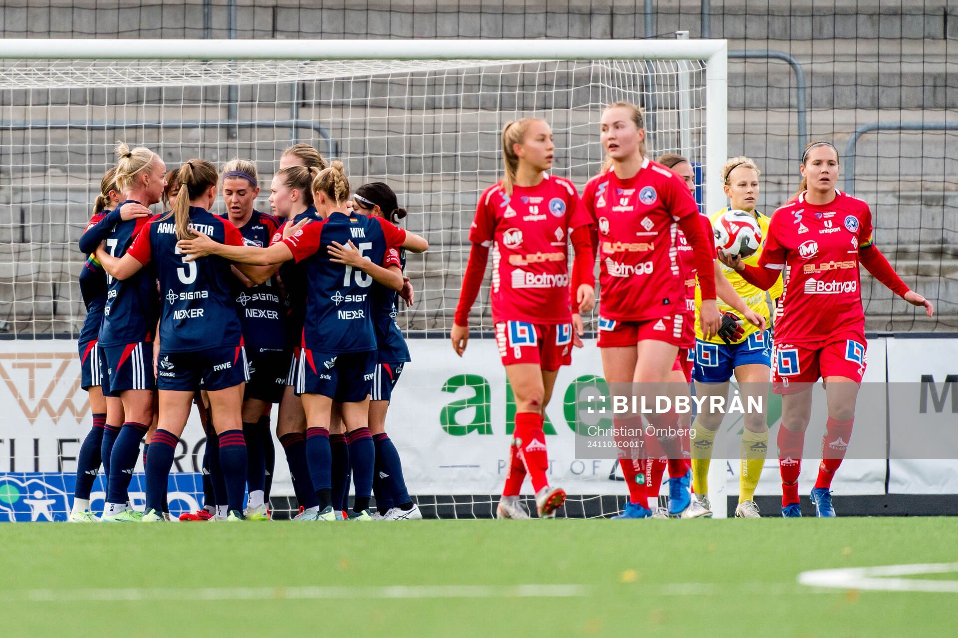 Rosengårds Olivia Schough jublar