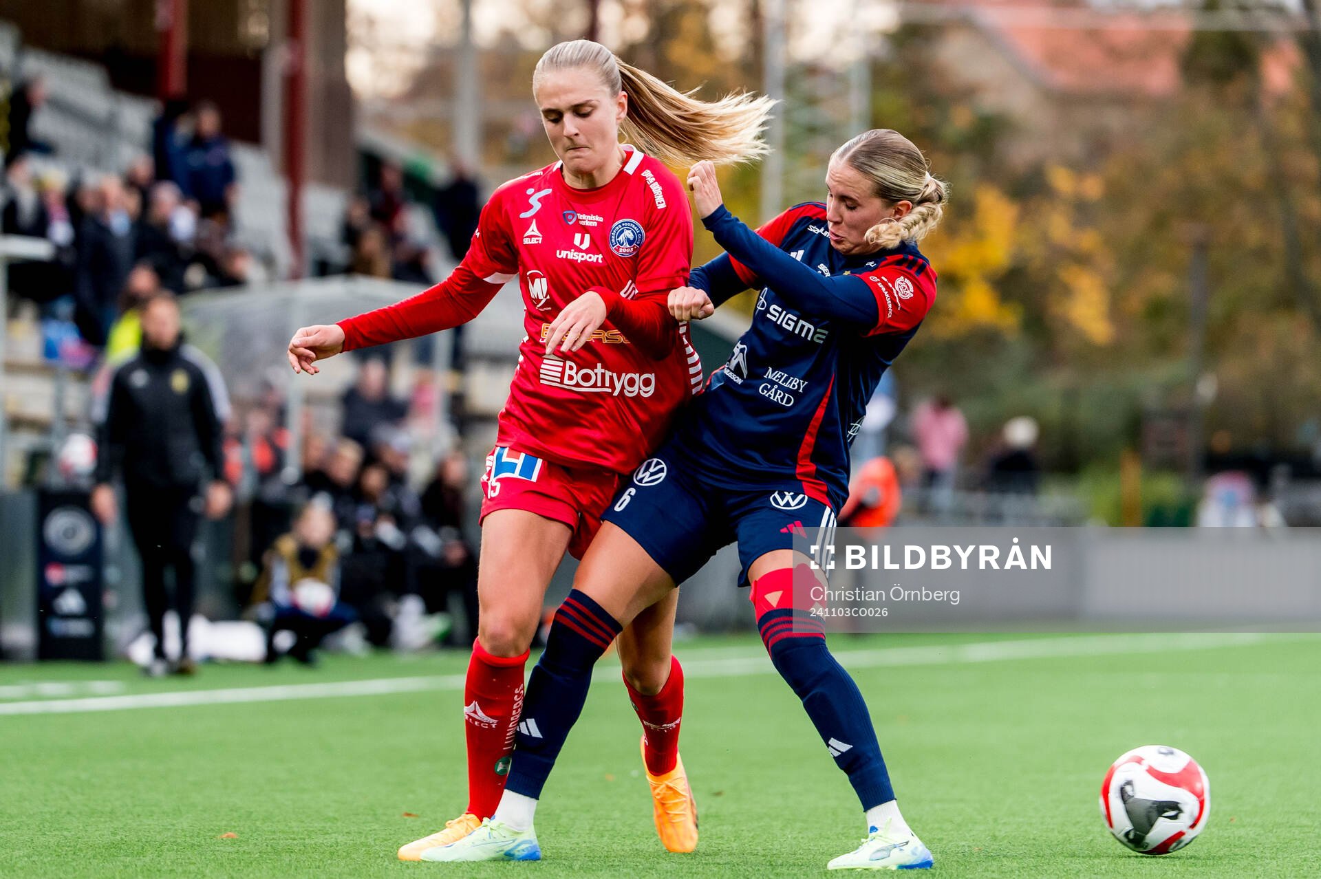 Linköpings Lisa Björk och Rosengårds Ria Noora Minerva