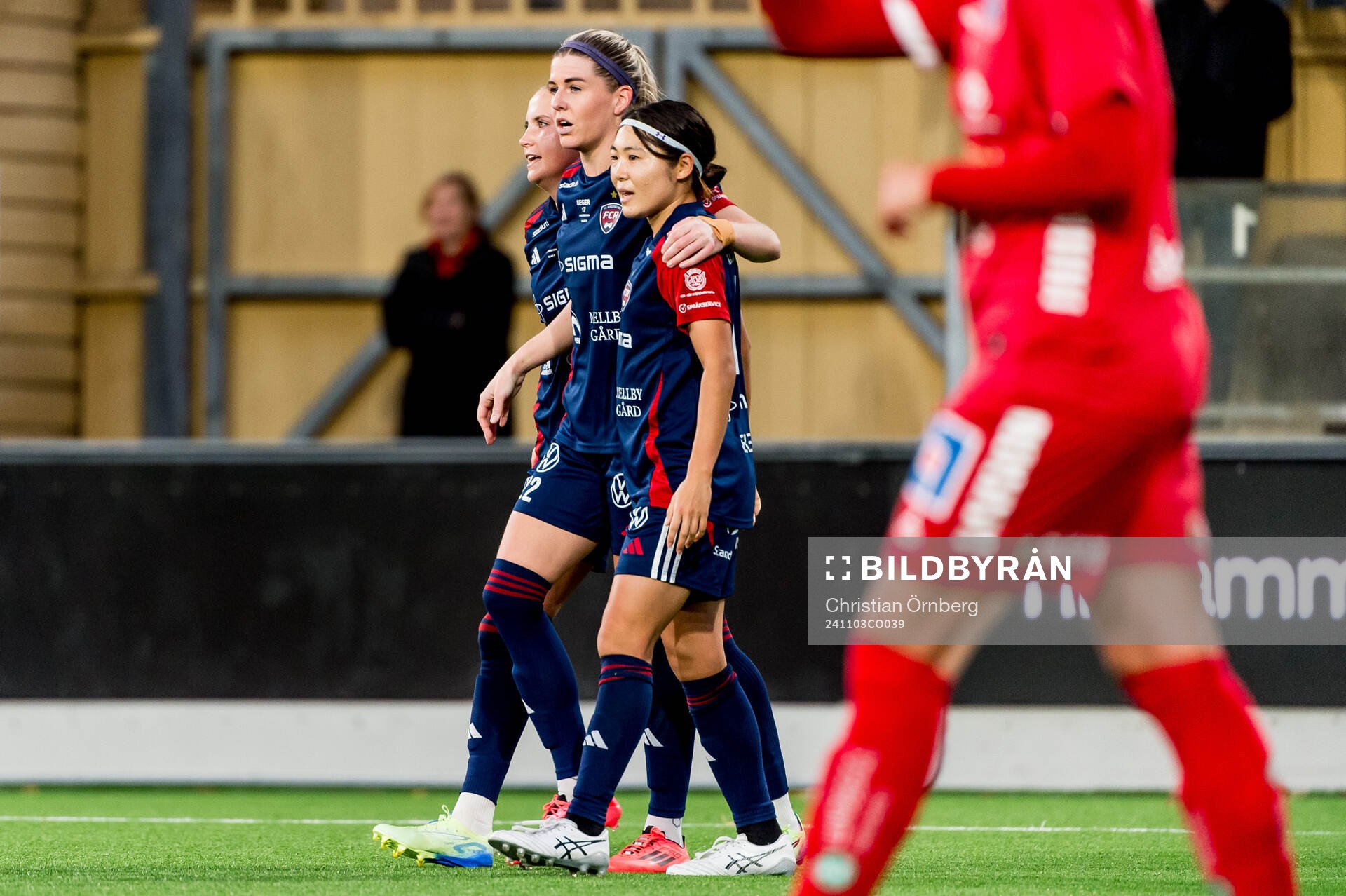 Rosengårds Olivia Schough jublar