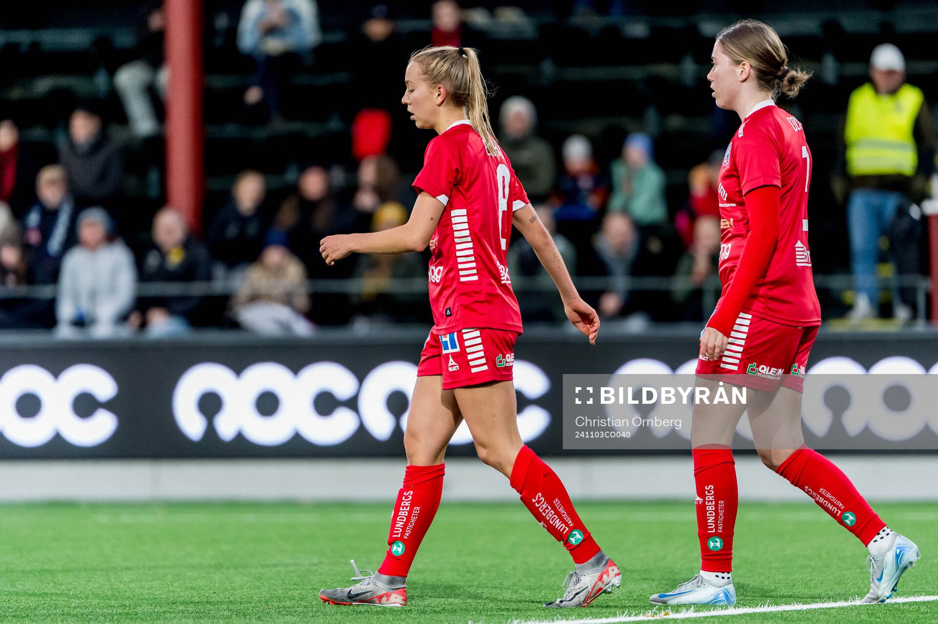 Linköpings Sara Eriksson  deppar