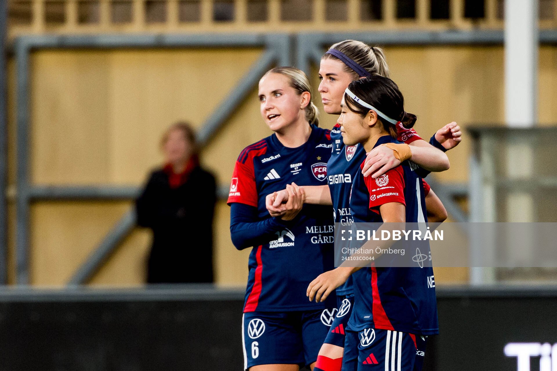 Rosengårds Olivia Schough jublar
