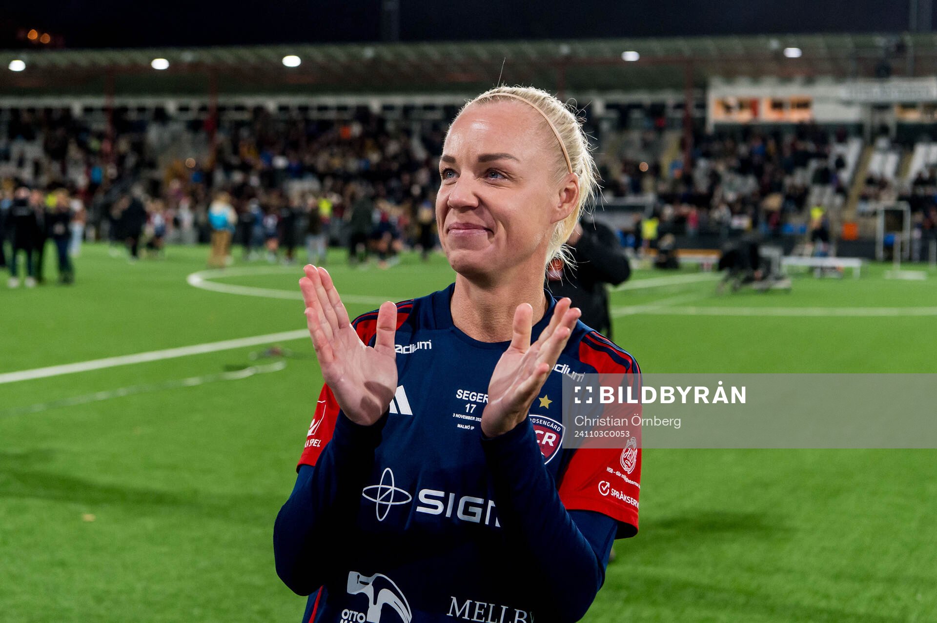 Rosengårds Caroline Seger jublar