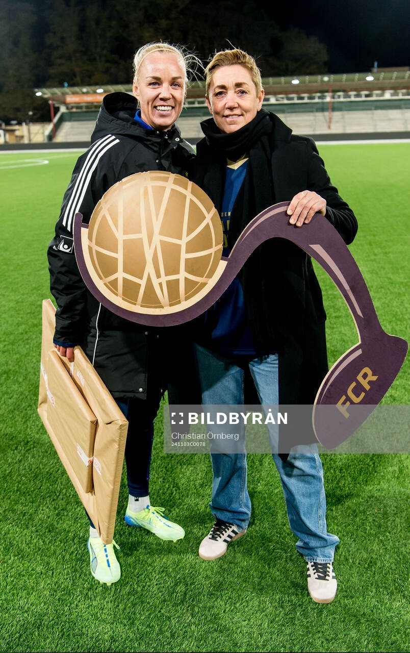 Rosengårds Caroline Seger och sportchef Therese Sjögran