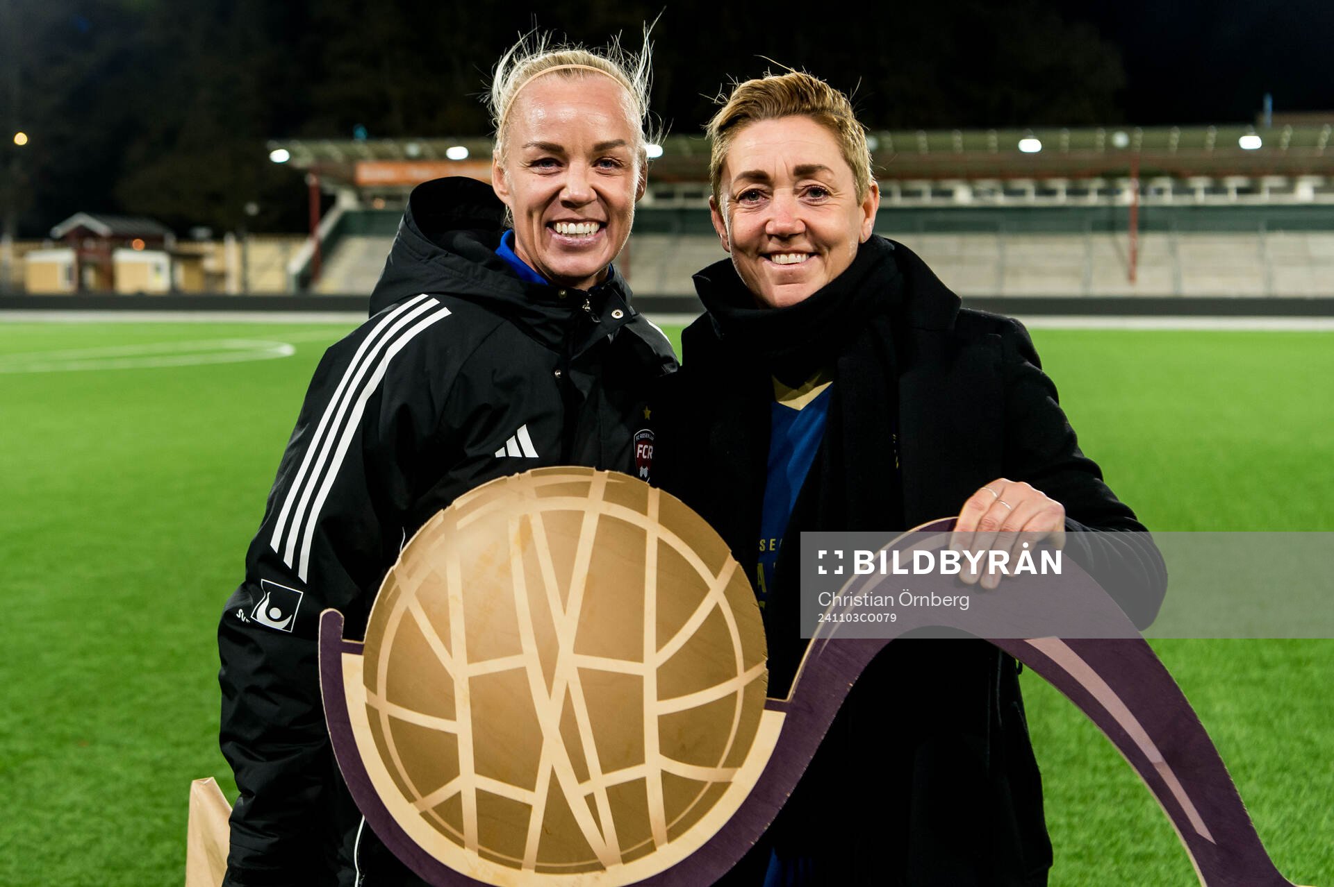 Rosengårds Caroline Seger och sportchef Therese Sjögran