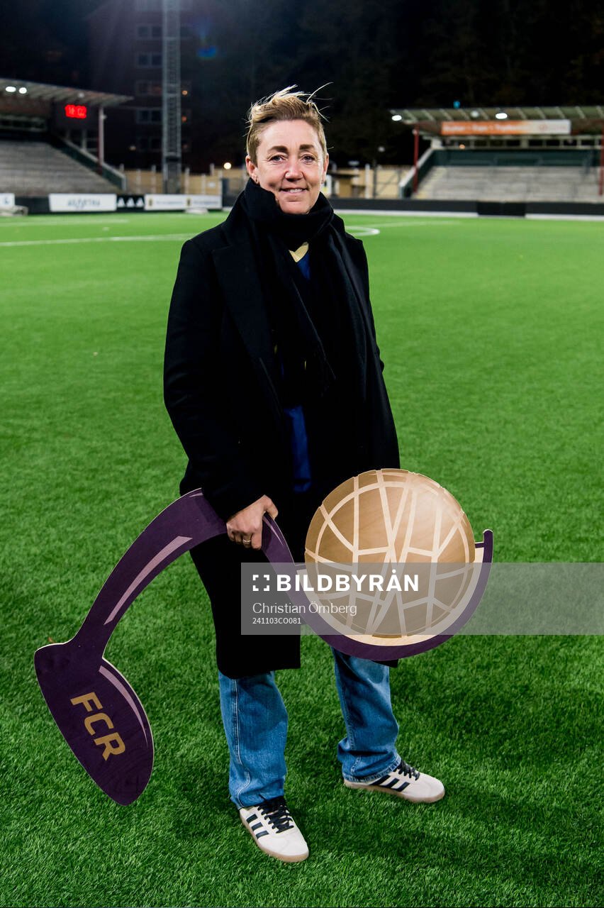 Rosengårds Caroline Seger och sportchef Therese Sjögran