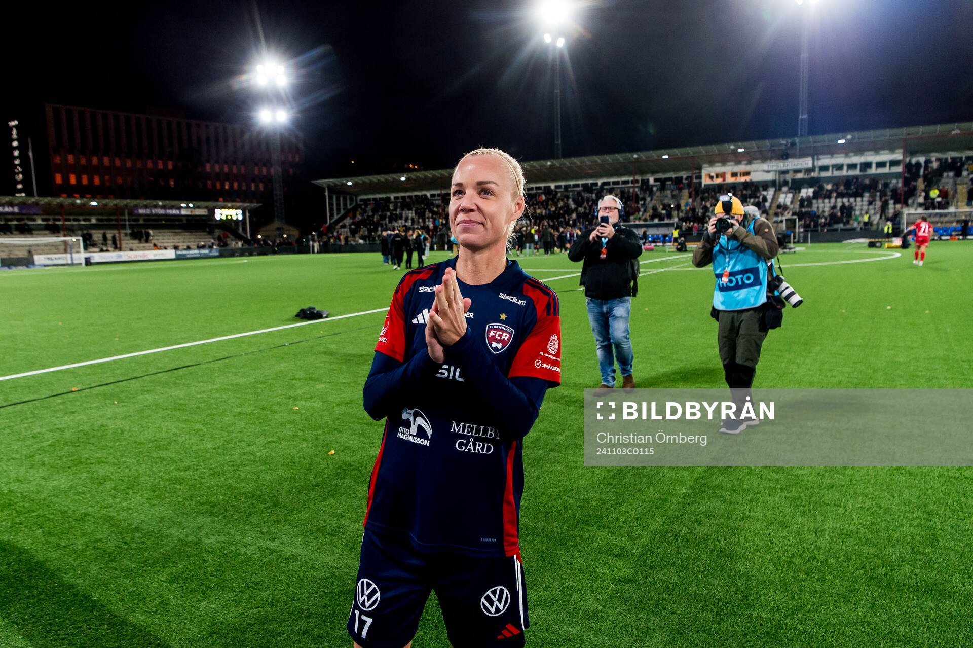 Rosengårds Caroline Seger jublar
