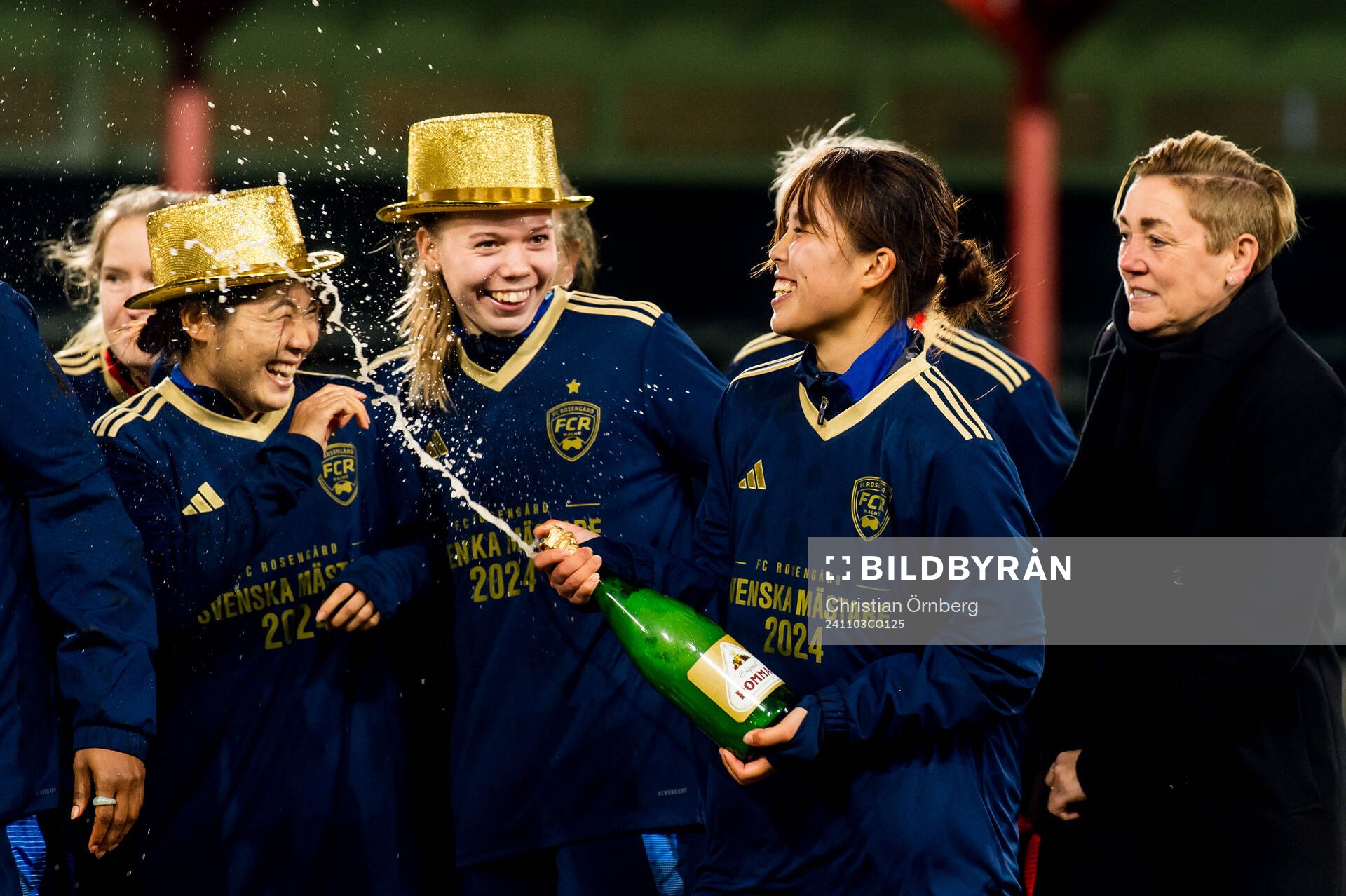 Rosengårds Momoko Tanikawa jublar