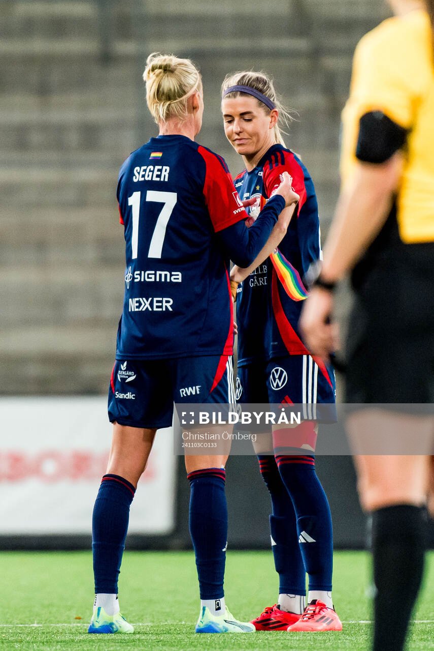 Rosengårds Caroline Seger och Olivia Schough